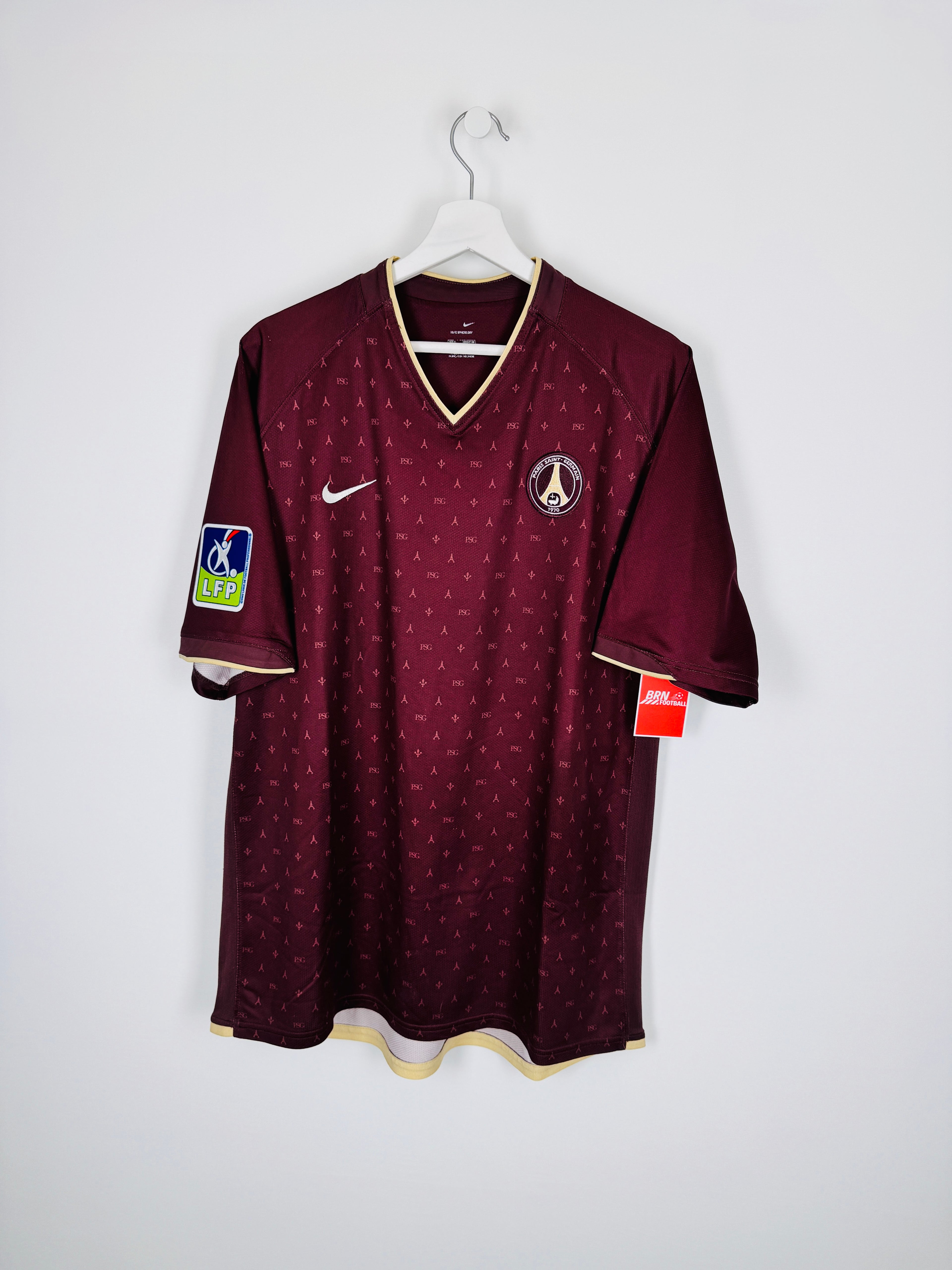 MAILLOT DE FOOTBALL PSG 2006/2007 EXTÉRIEUR - PAULETA #9 (XL)