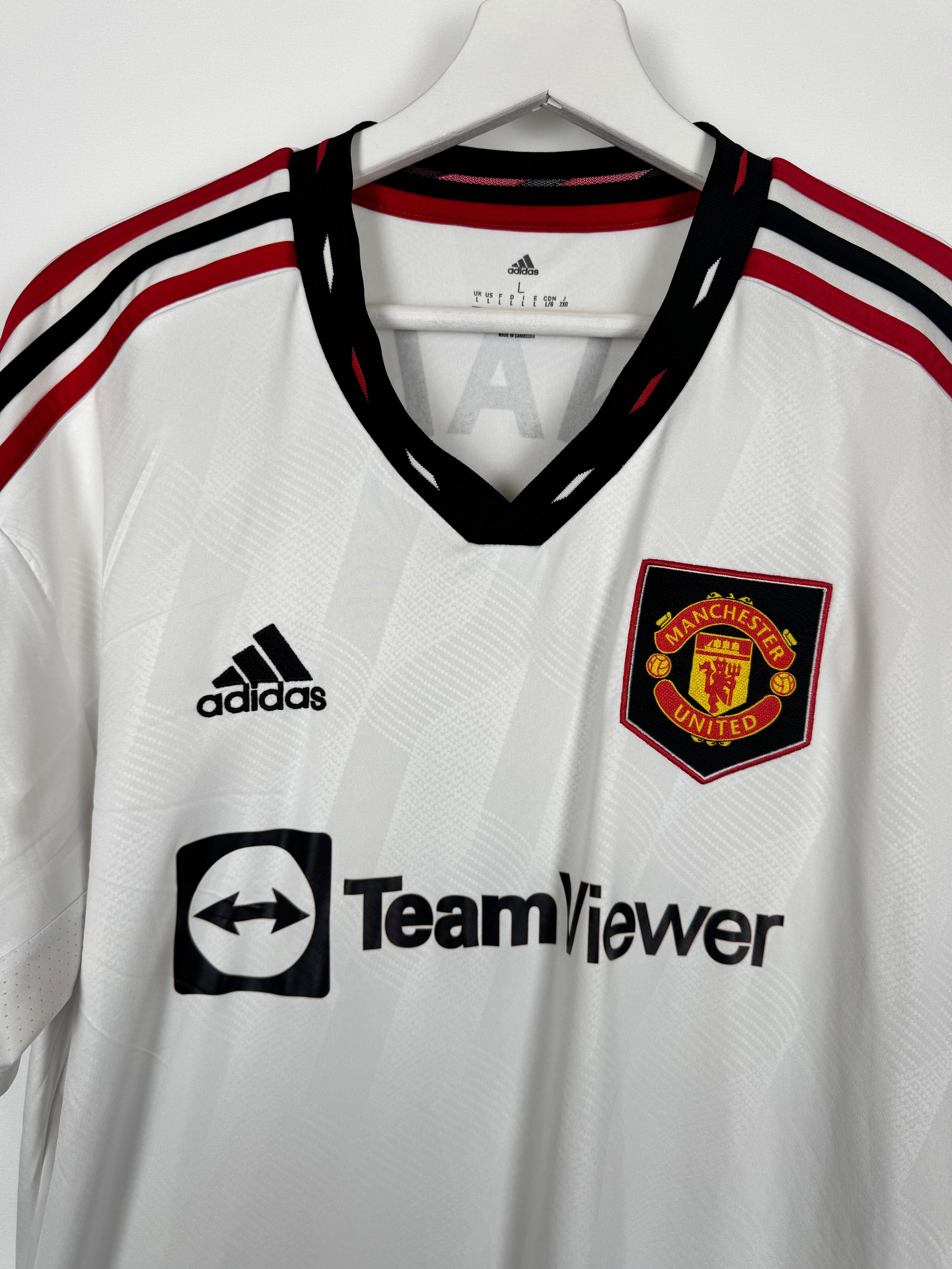 MANCHESTER UNITED 2022/2023 AWAY FOOTBALL JERSEY - RONALDO #7 (L)