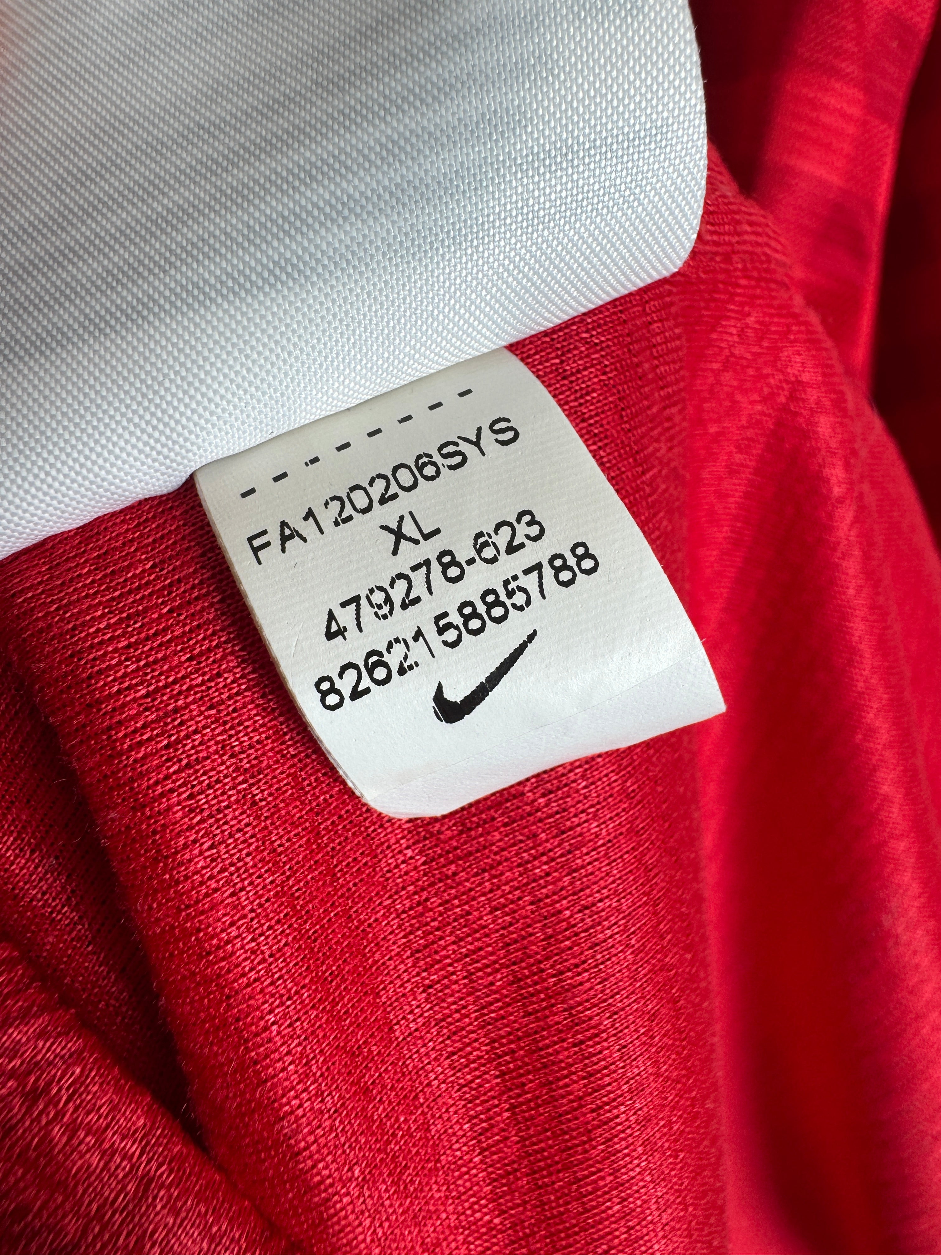 CAMISETA DE FÚTBOL MANCHESTER UNITED 2012/2013 LOCAL - ROONEY #10 (XL)