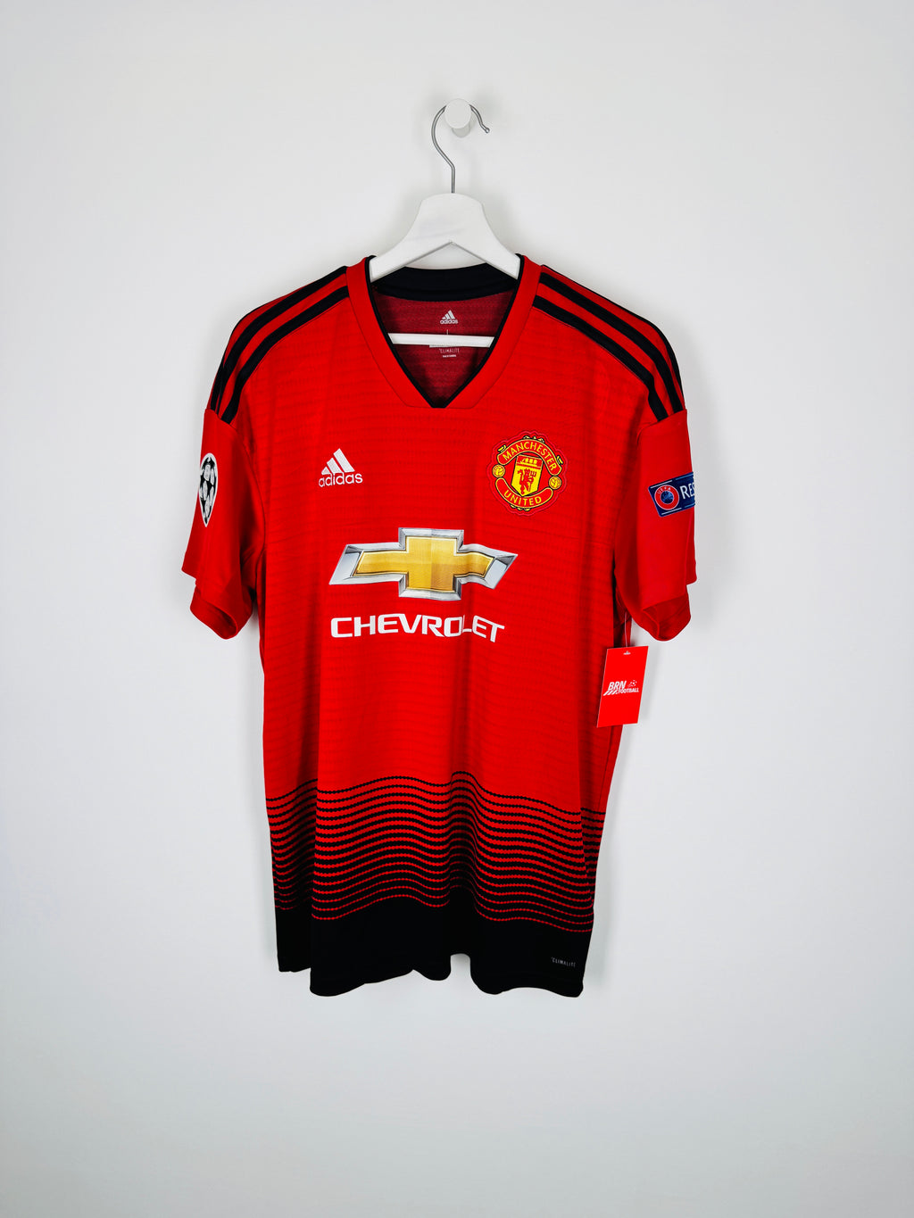 MANCHESTER UNITED 2018/2019 HOME FOOTBALL JERSEY - RASHFORD #10 (L)