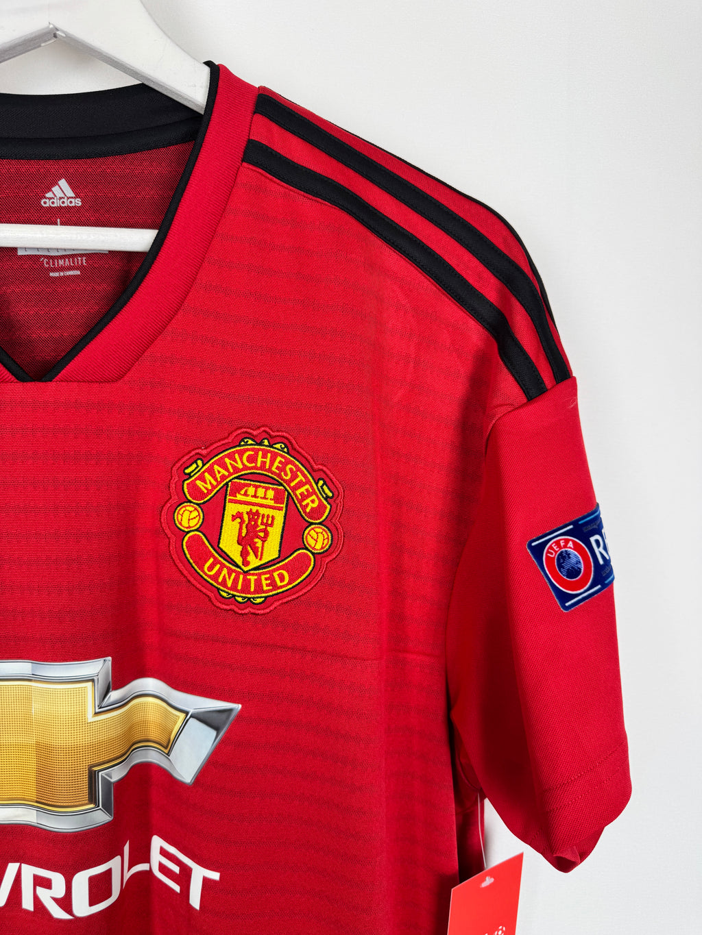 MANCHESTER UNITED 2018/2019 HOME FOOTBALL JERSEY - RASHFORD #10 (L)