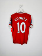 MANCHESTER UNITED 2015/2016 HOME FOOTBALL JERSEY - ROONEY #10 (S)