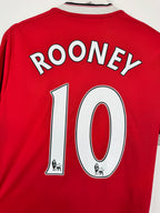 MANCHESTER UNITED 2015/2016 HOME FOOTBALL JERSEY - ROONEY #10 (S)