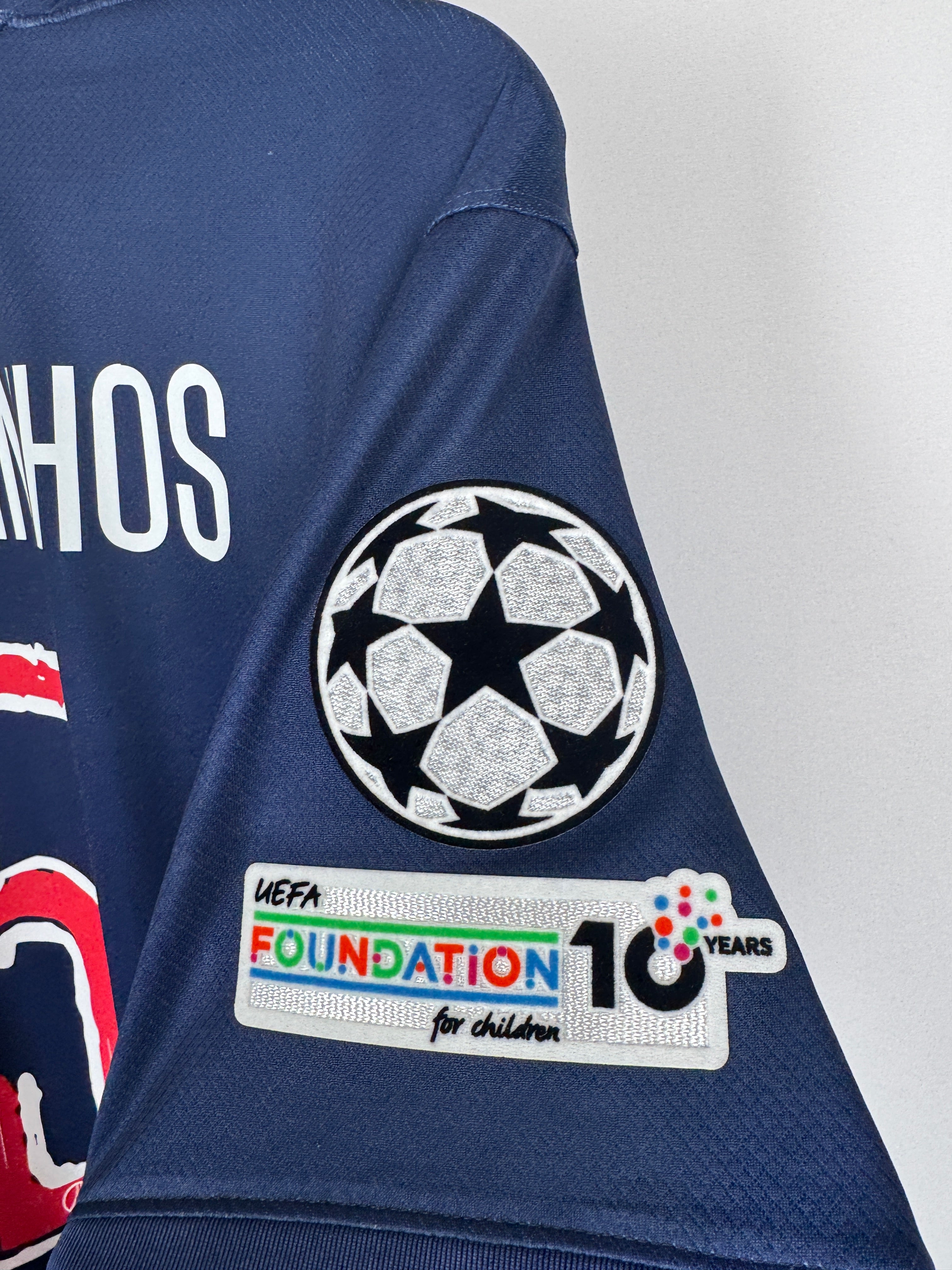 MAILLOT DE FOOTBALL PSG 2024/2025 DOMICILE FINALE MUNICH - MARQUINHOS #5 (L)