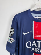 MAILLOT DE FOOTBALL PSG 2024/2025 DOMICILE FINALE MUNICH - MARQUINHOS #5 (L)