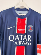 MAILLOT DE FOOTBALL PSG 2024/2025 DOMICILE FINALE MUNICH - MARQUINHOS #5 (L)