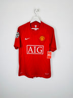 CAMISETA DE FÚTBOL MANCHESTER UNITED 2007/2008 LOCAL - RONALDO #7 (S)