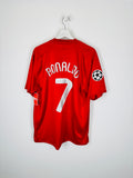 CAMISETA DE FÚTBOL MANCHESTER UNITED 2007/2008 LOCAL - RONALDO #7 (XL)