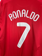 CAMISETA DE FÚTBOL MANCHESTER UNITED 2007/2008 LOCAL - RONALDO #7 (XL)