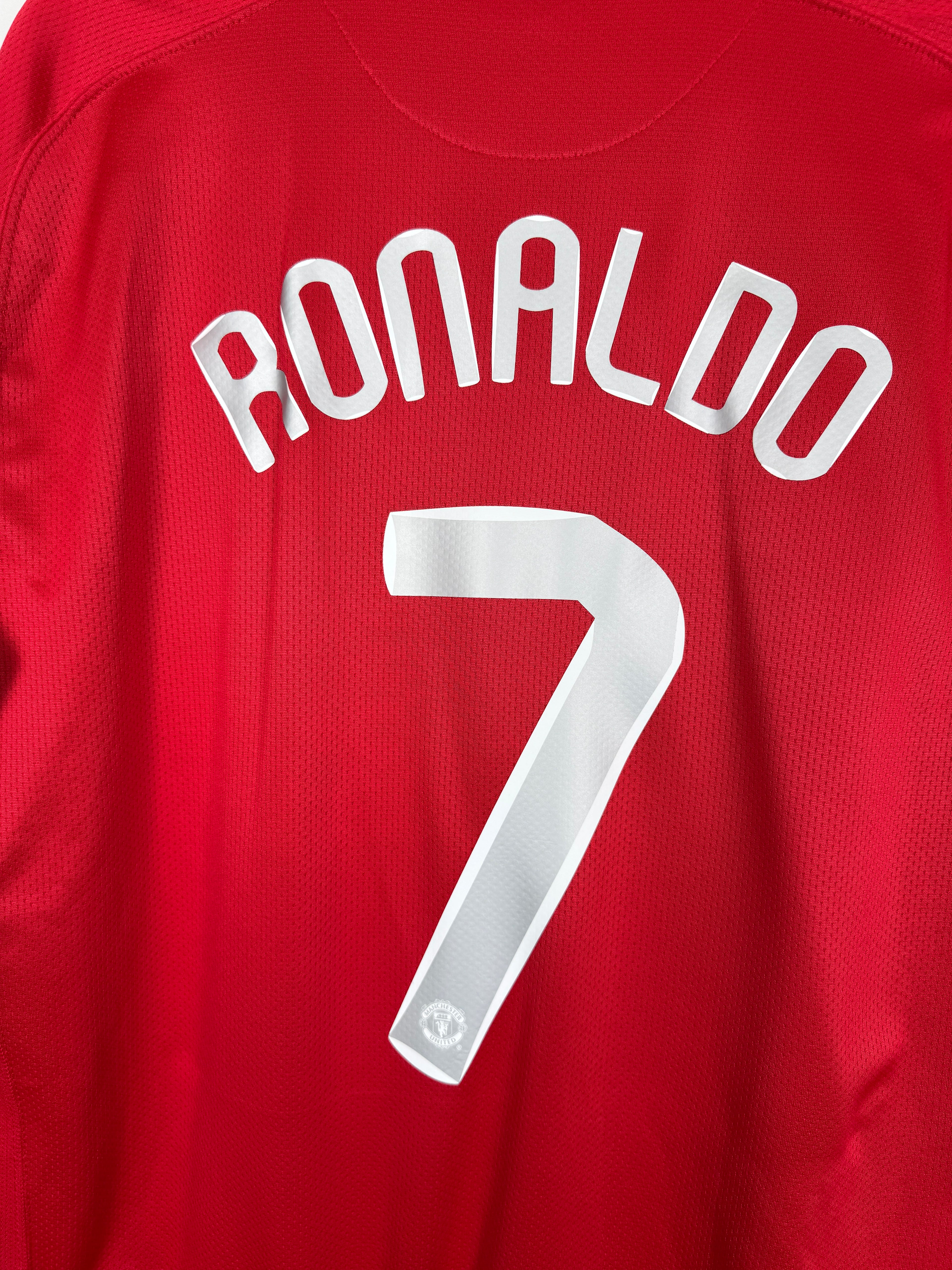 CAMISETA DE FÚTBOL MANCHESTER UNITED 2007/2008 LOCAL - RONALDO #7 (XL)