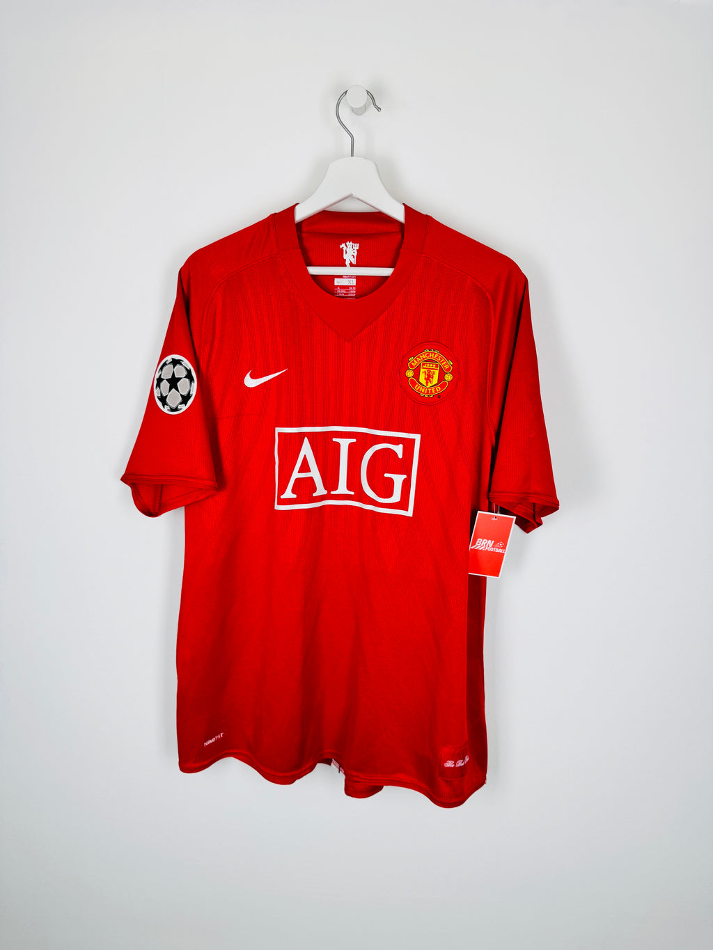 CAMISETA DE FÚTBOL MANCHESTER UNITED 2007/2008 LOCAL - RONALDO #7 (XL)