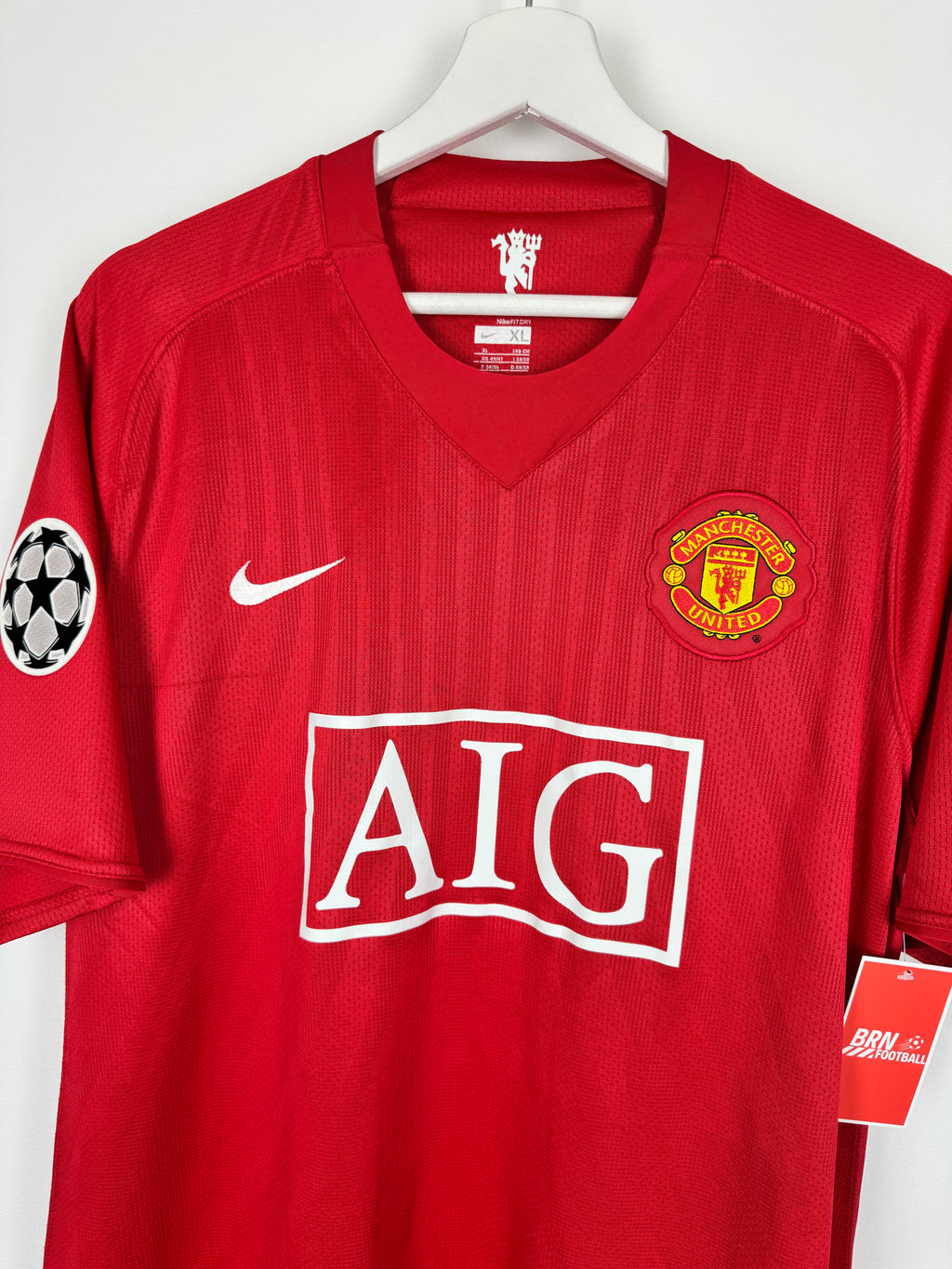 CAMISETA DE FÚTBOL MANCHESTER UNITED 2007/2008 LOCAL - RONALDO #7 (XL)