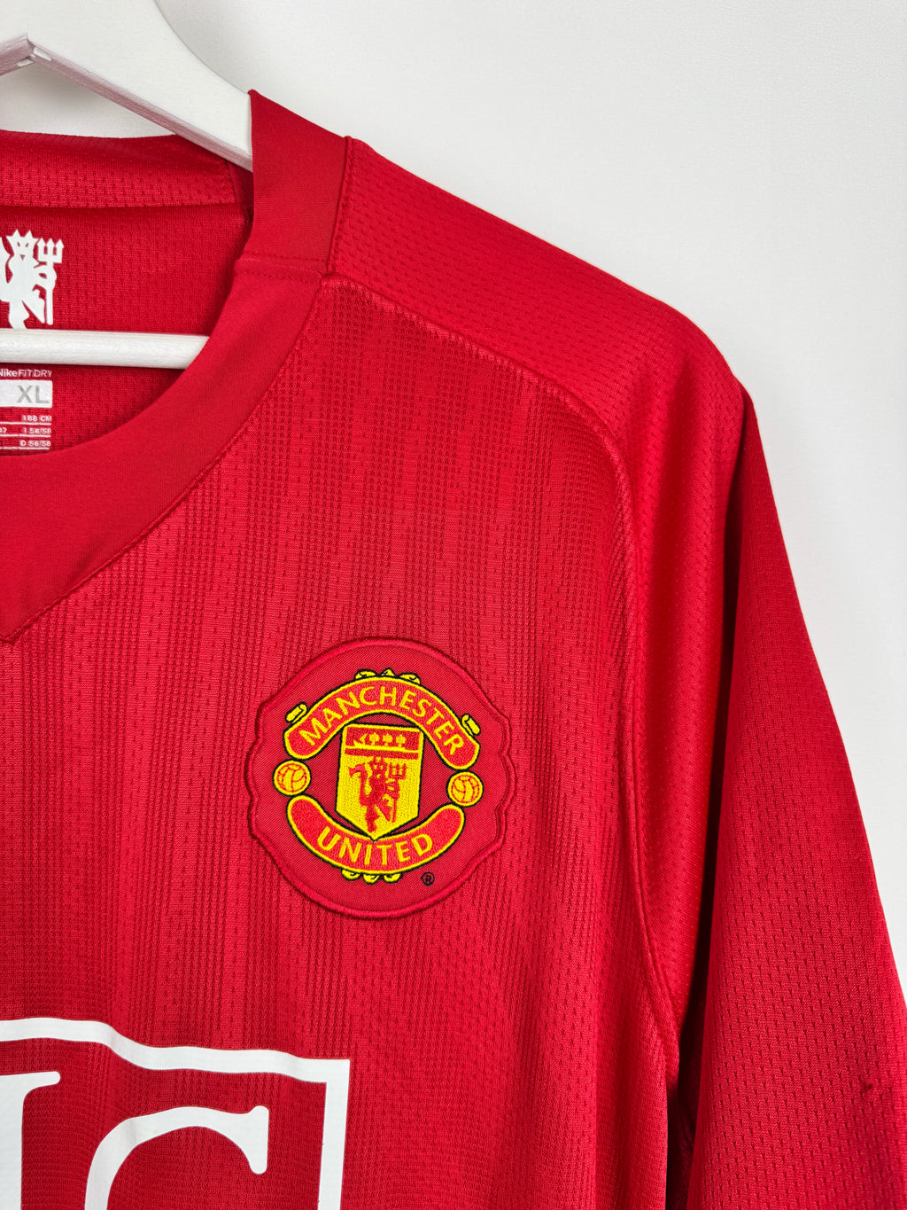 CAMISETA DE FÚTBOL MANCHESTER UNITED 2007/2008 LOCAL - RONALDO #7 (XL)