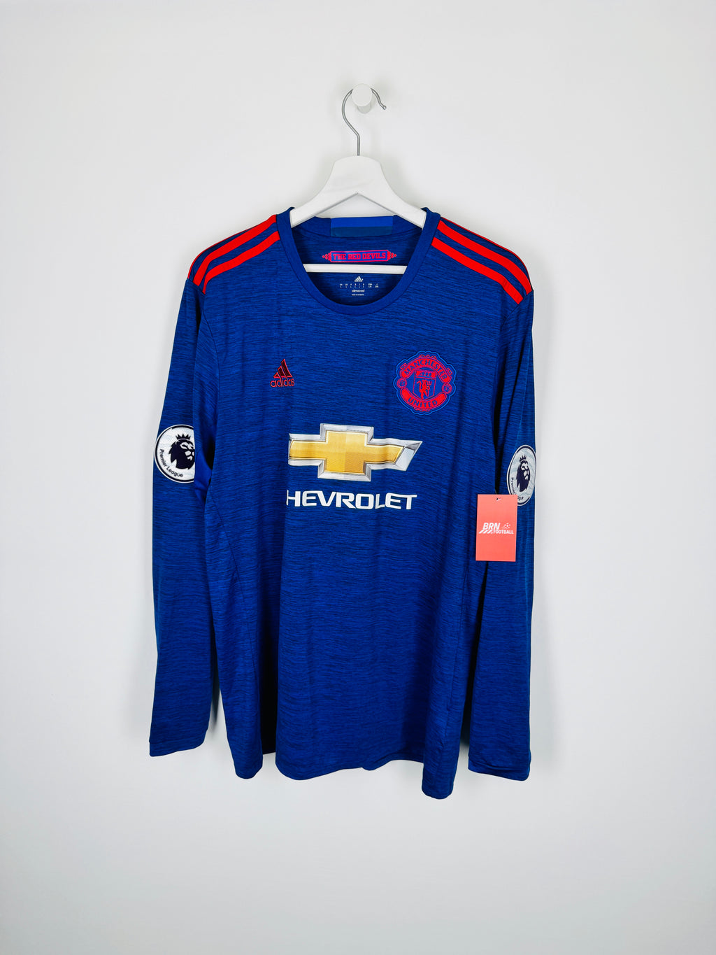 MANCHESTER UNITED 2016/2017 AWAY LONG SLEEVE FOOTBALL SHIRT - IBRAHIMOVIC #9 (L)