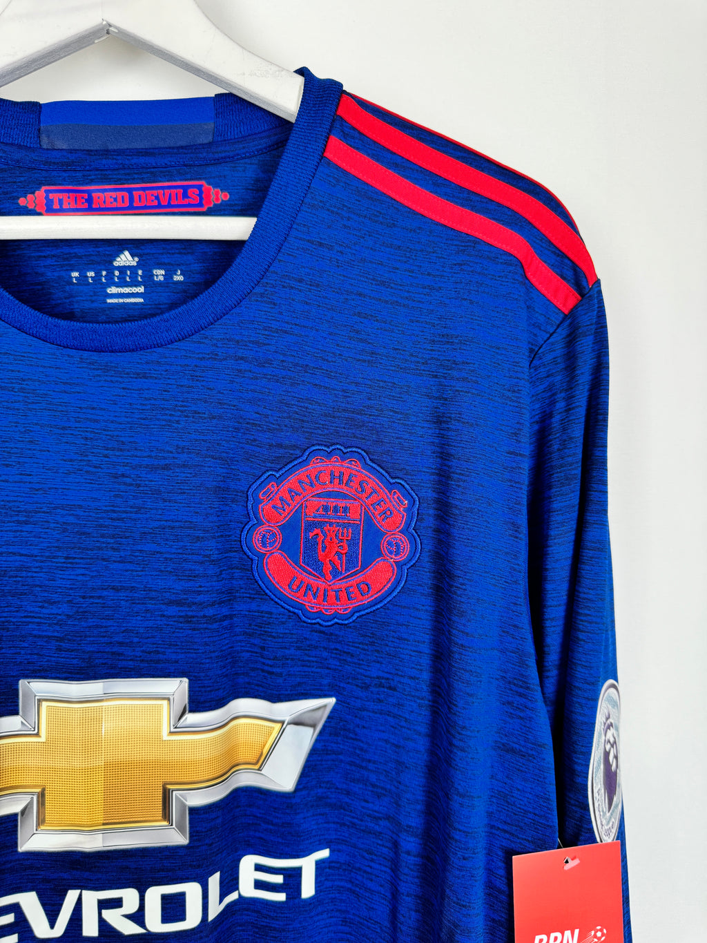 MANCHESTER UNITED 2016/2017 AWAY LONG SLEEVE FOOTBALL SHIRT - IBRAHIMOVIC #9 (L)