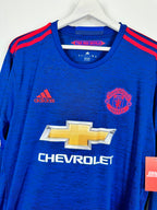 MANCHESTER UNITED 2016/2017 AWAY LONG SLEEVE FOOTBALL SHIRT - IBRAHIMOVIC #9 (L)