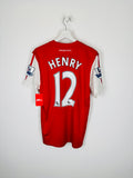 ARSENAL FOOTBALL JERSEY 2011/2012 HOME - HENRY #12 (S)