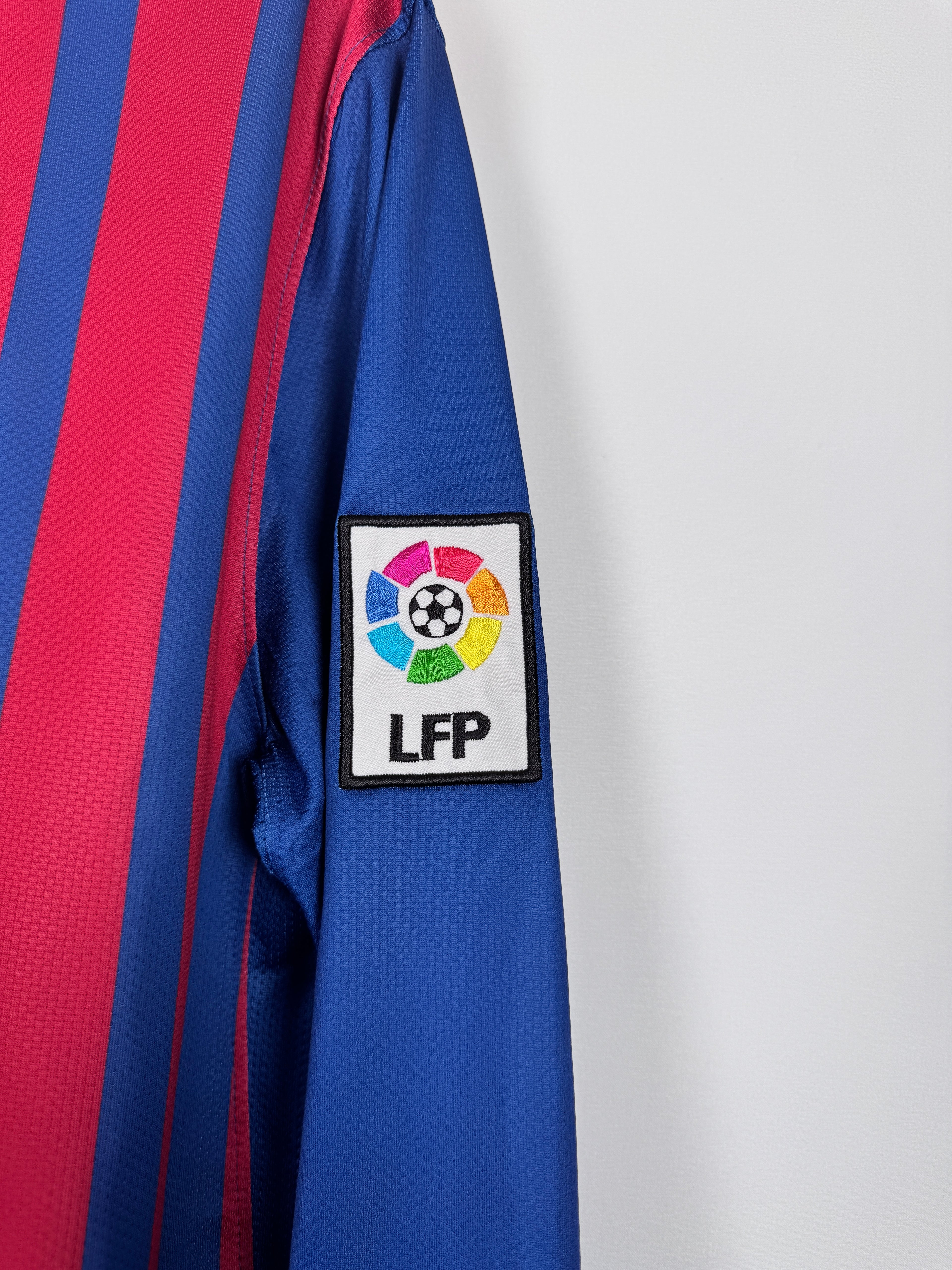 MAILLOT DE FOOTBALL BARCELONE 2011/2012 DOMICILE MANCHES LONGUES - LEO MESSI #10 (L)