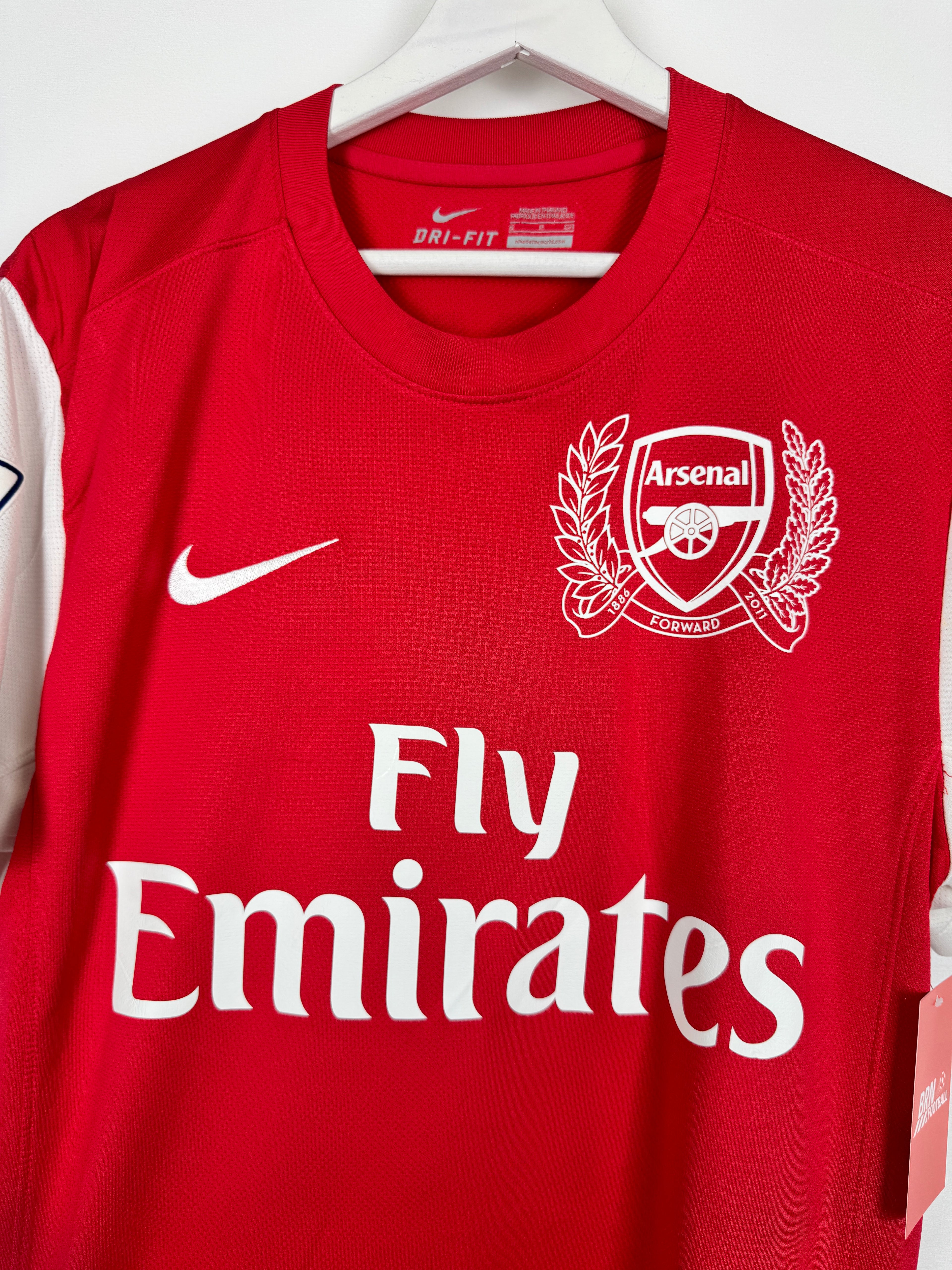 ARSENAL FOOTBALL JERSEY 2011/2012 HOME - HENRY #12 (S)