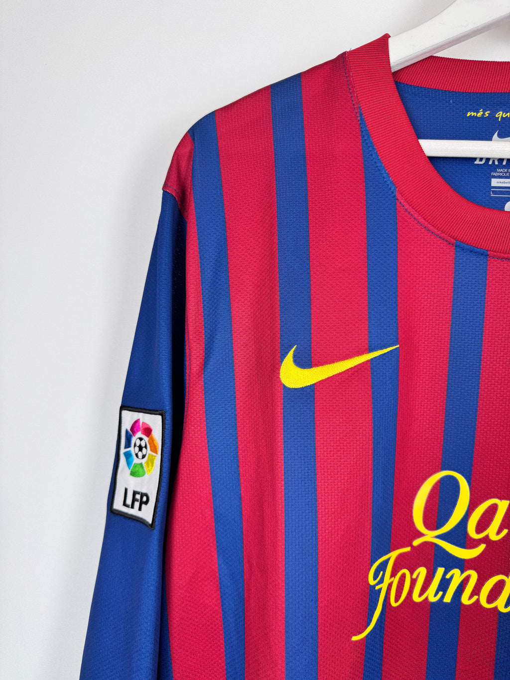 MAILLOT DE FOOTBALL BARCELONE 2011/2012 DOMICILE MANCHES LONGUES - LEO MESSI #10 (L)