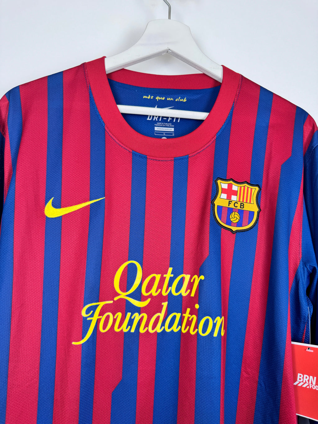 MAILLOT DE FOOTBALL BARCELONE 2011/2012 DOMICILE MANCHES LONGUES - LEO MESSI #10 (L)