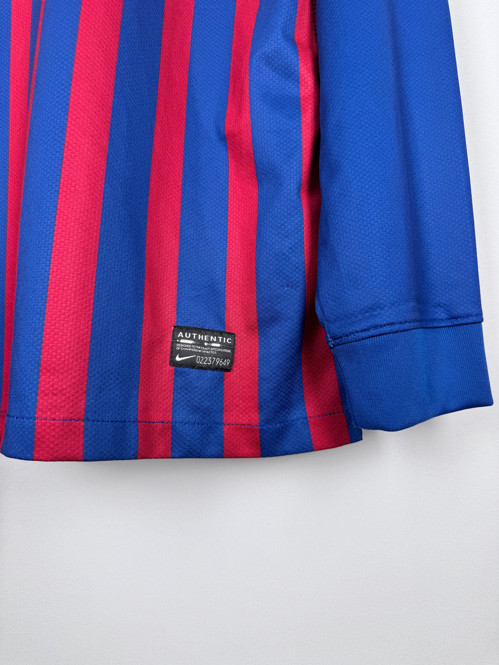 MAILLOT DE FOOTBALL BARCELONE 2011/2012 DOMICILE MANCHES LONGUES - LEO MESSI #10 (L)