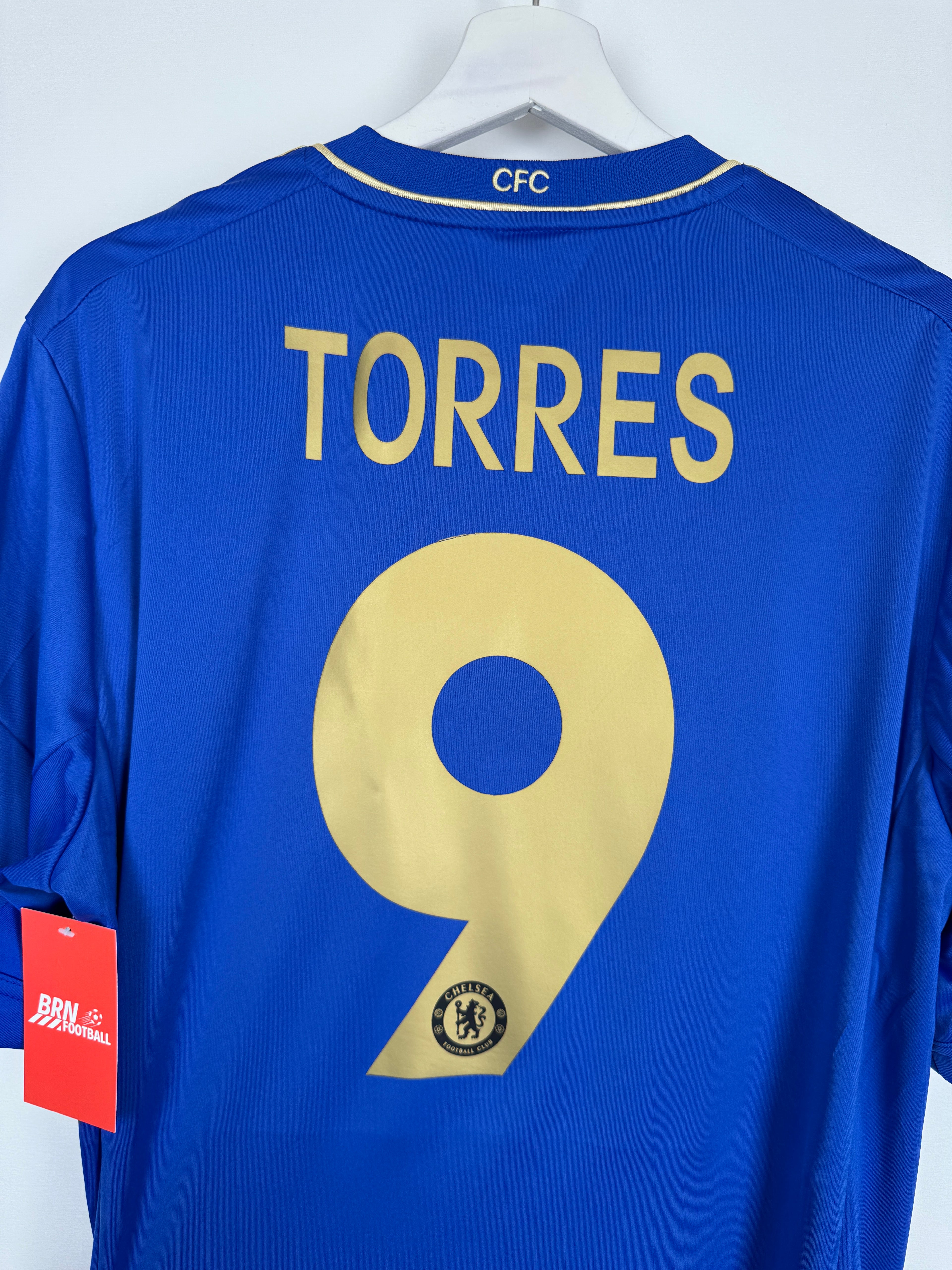 CHELSEA FOOTBALL SHIRT 2012/2013 HOME - TORRES #9 (L)
