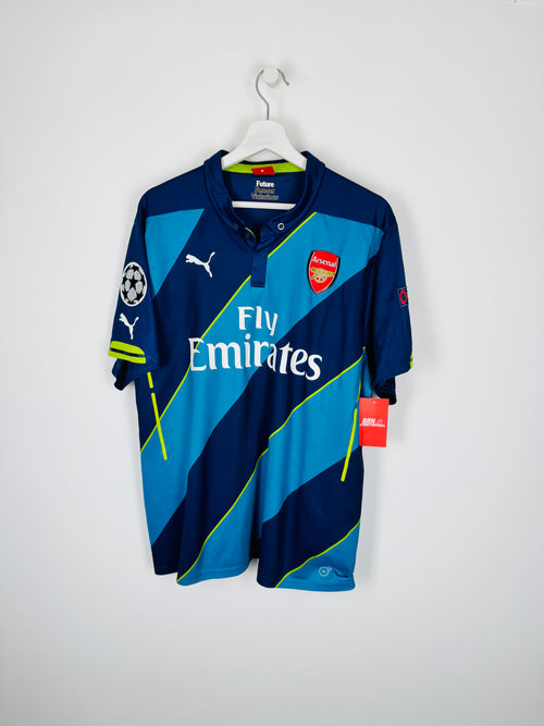 ARSENAL 2014/2015 THIRD FOOTBALL SHIRT - OZIL #11 (XL)