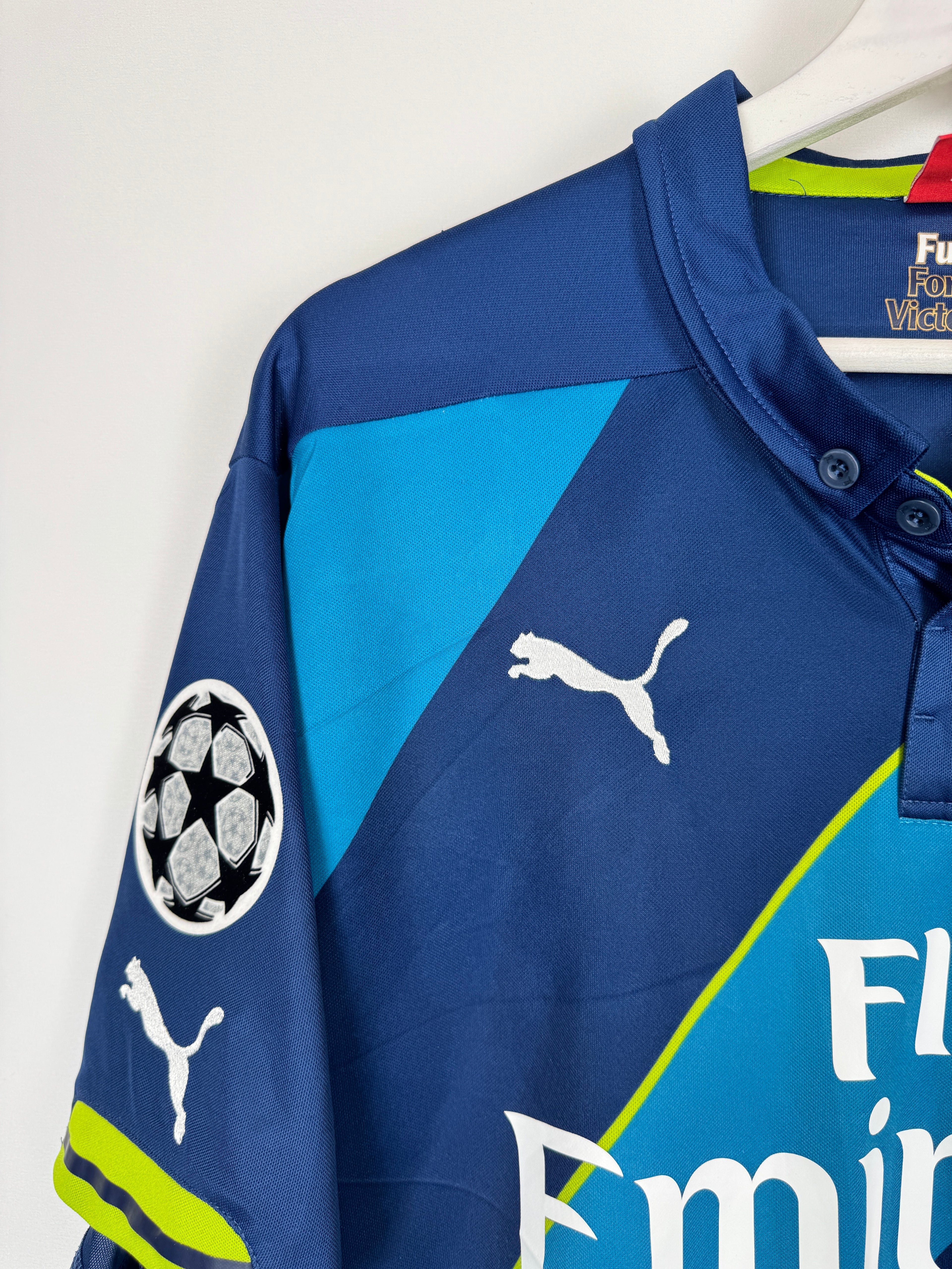 ARSENAL 2014/2015 THIRD FOOTBALL SHIRT - OZIL #11 (XL)