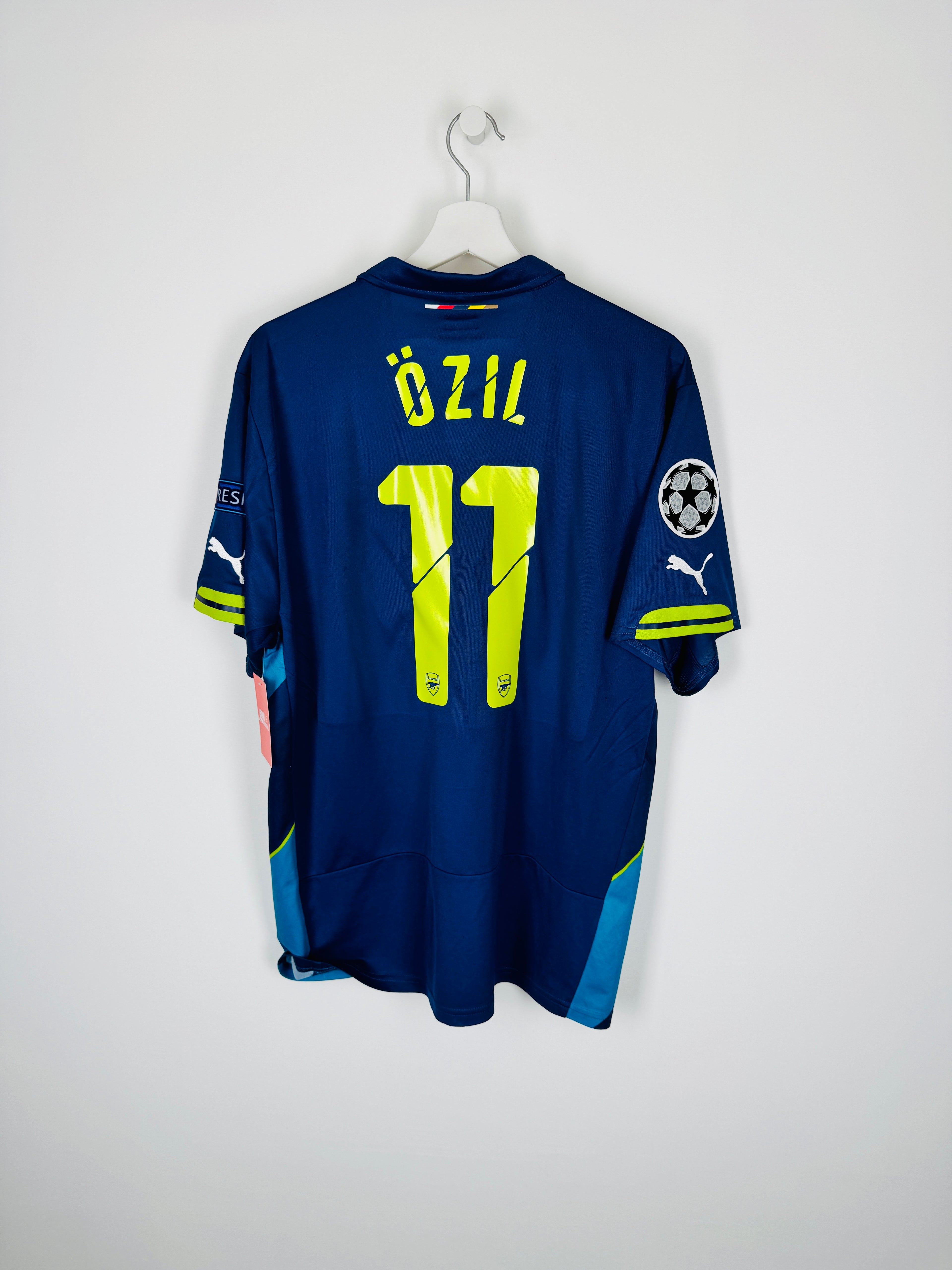 ARSENAL 2014/2015 THIRD FOOTBALL SHIRT - OZIL #11 (XL)