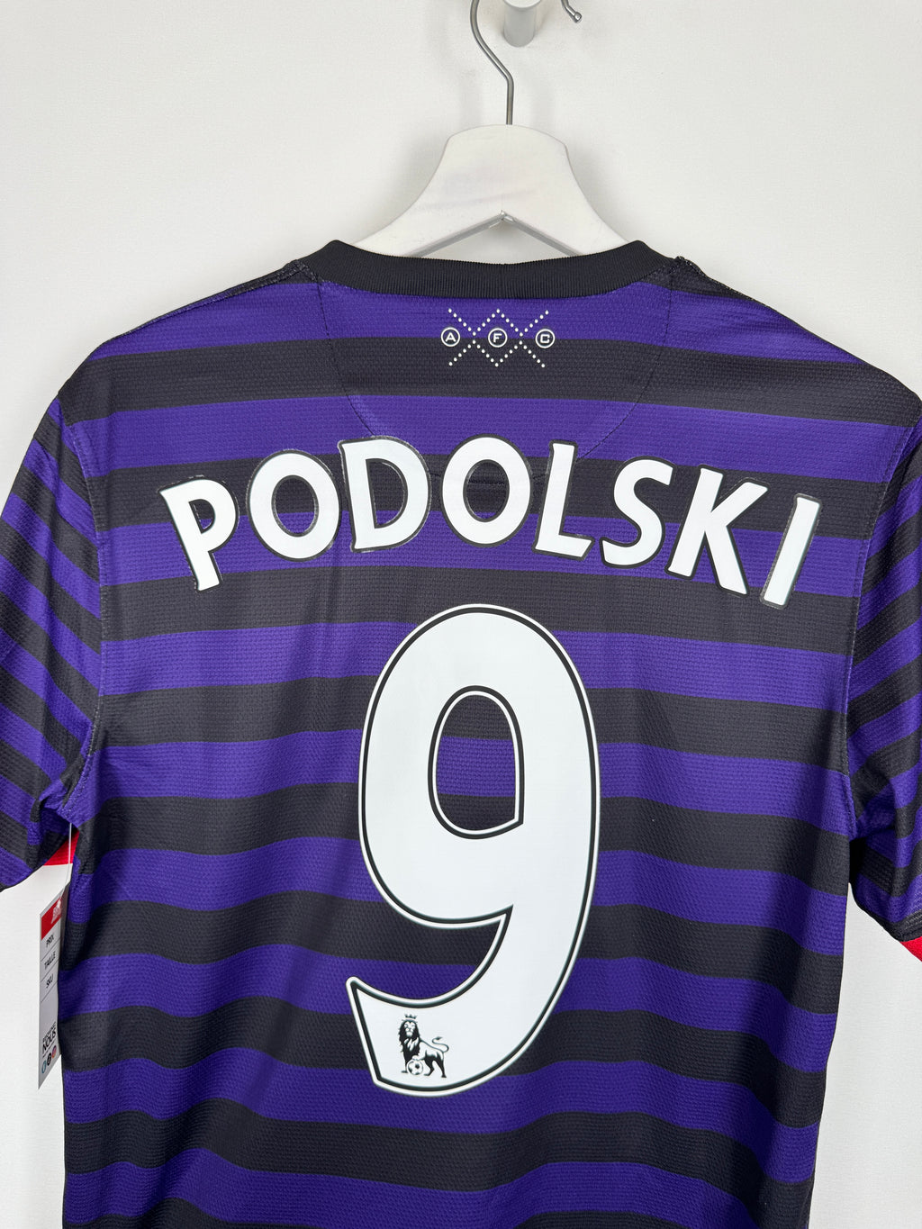 ARSENAL AWAY FOOTBALL SHIRT 2012/2013 - PODOLSKI #9 (S)