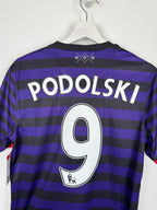 ARSENAL AWAY FOOTBALL SHIRT 2012/2013 - PODOLSKI #9 (S)