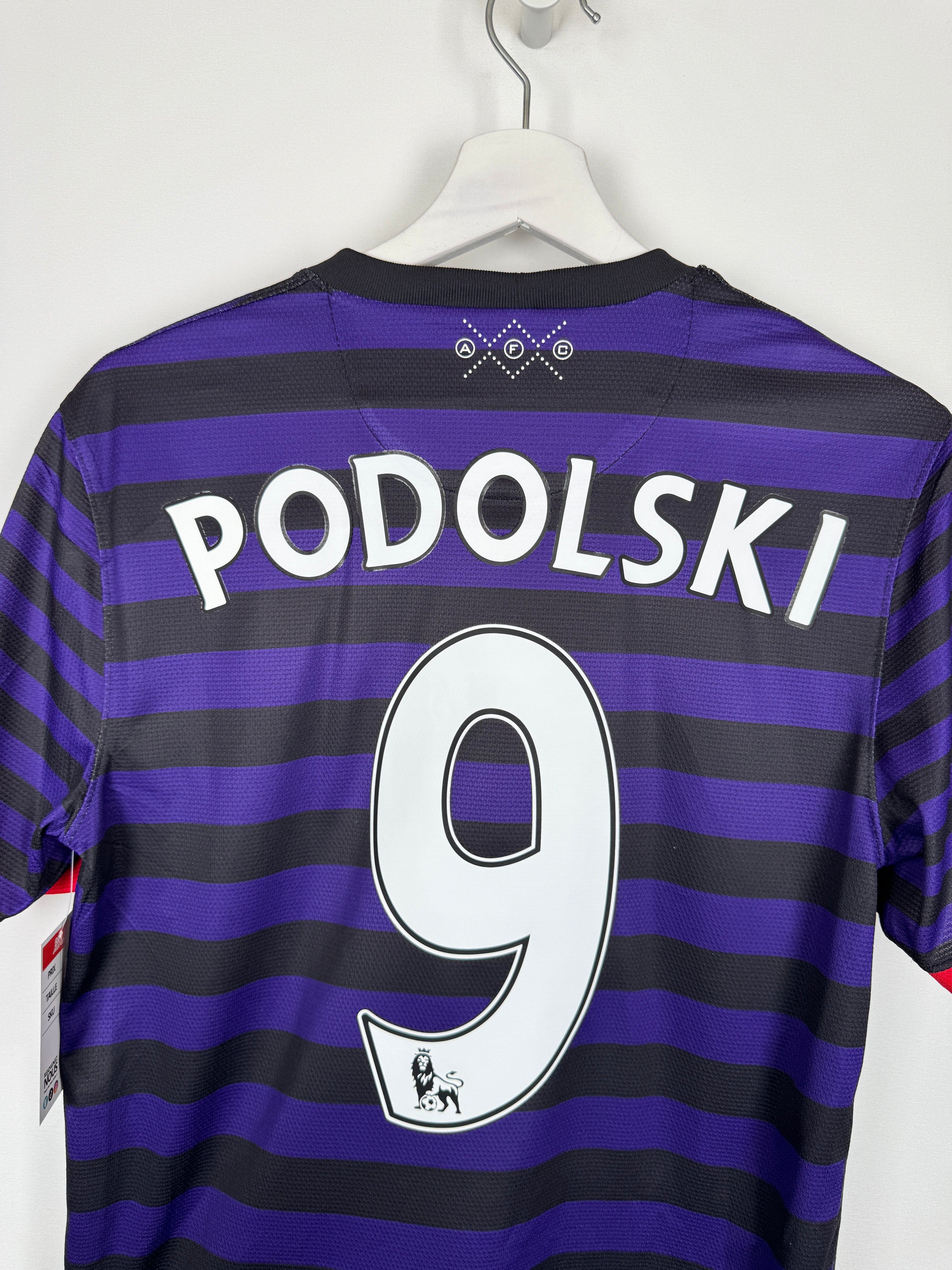 ARSENAL AWAY FOOTBALL SHIRT 2012/2013 - PODOLSKI #9 (S)
