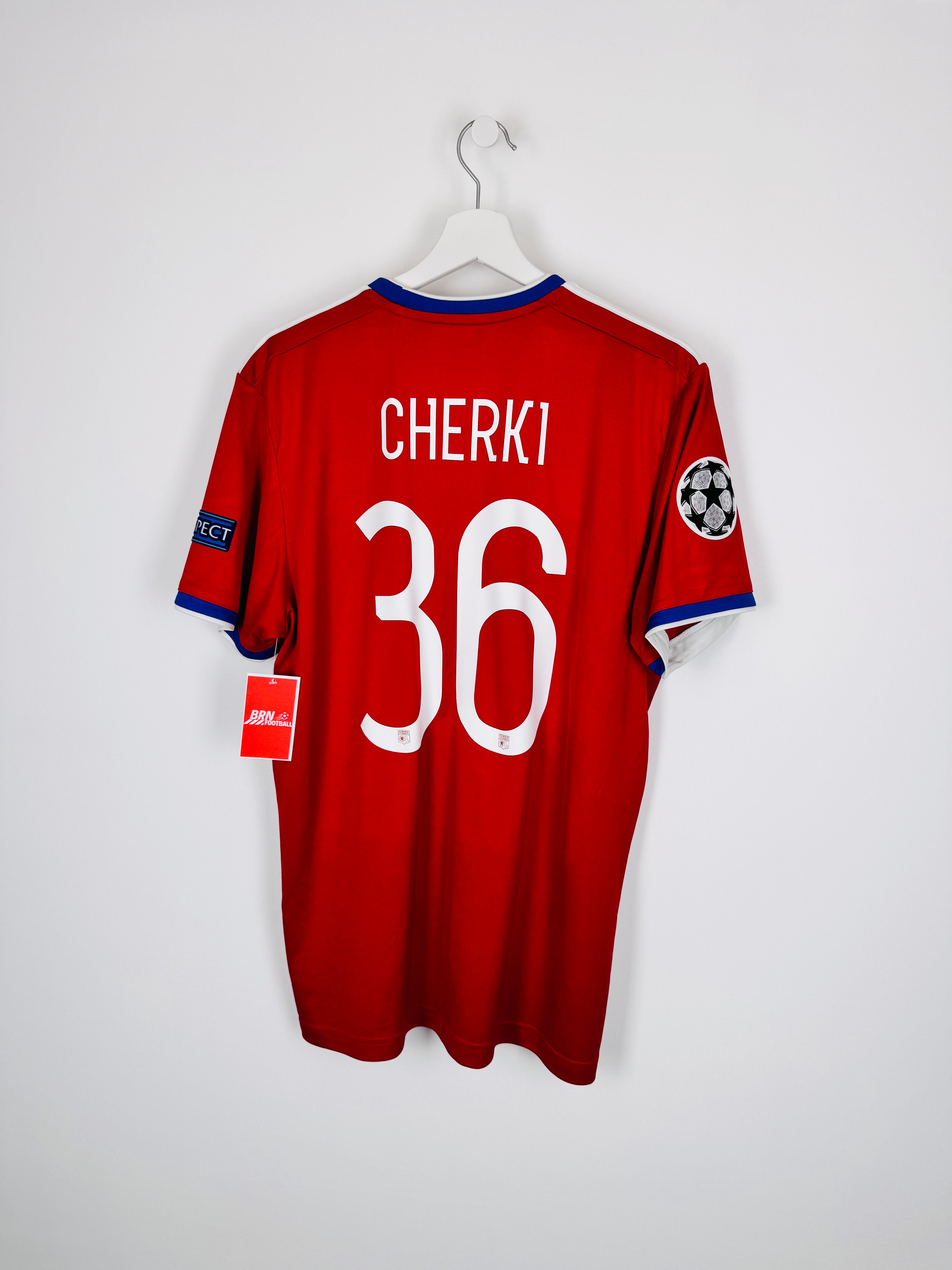 MAILLOT DE FOOTBALL OLYMPIQUE LYONNAIS 2019/2020 THIRD - RAYAN CHERKI #36 (L)