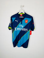 ARSENAL 2014/2015 THIRD FOOTBALL SHIRT - OZIL #11 (S)