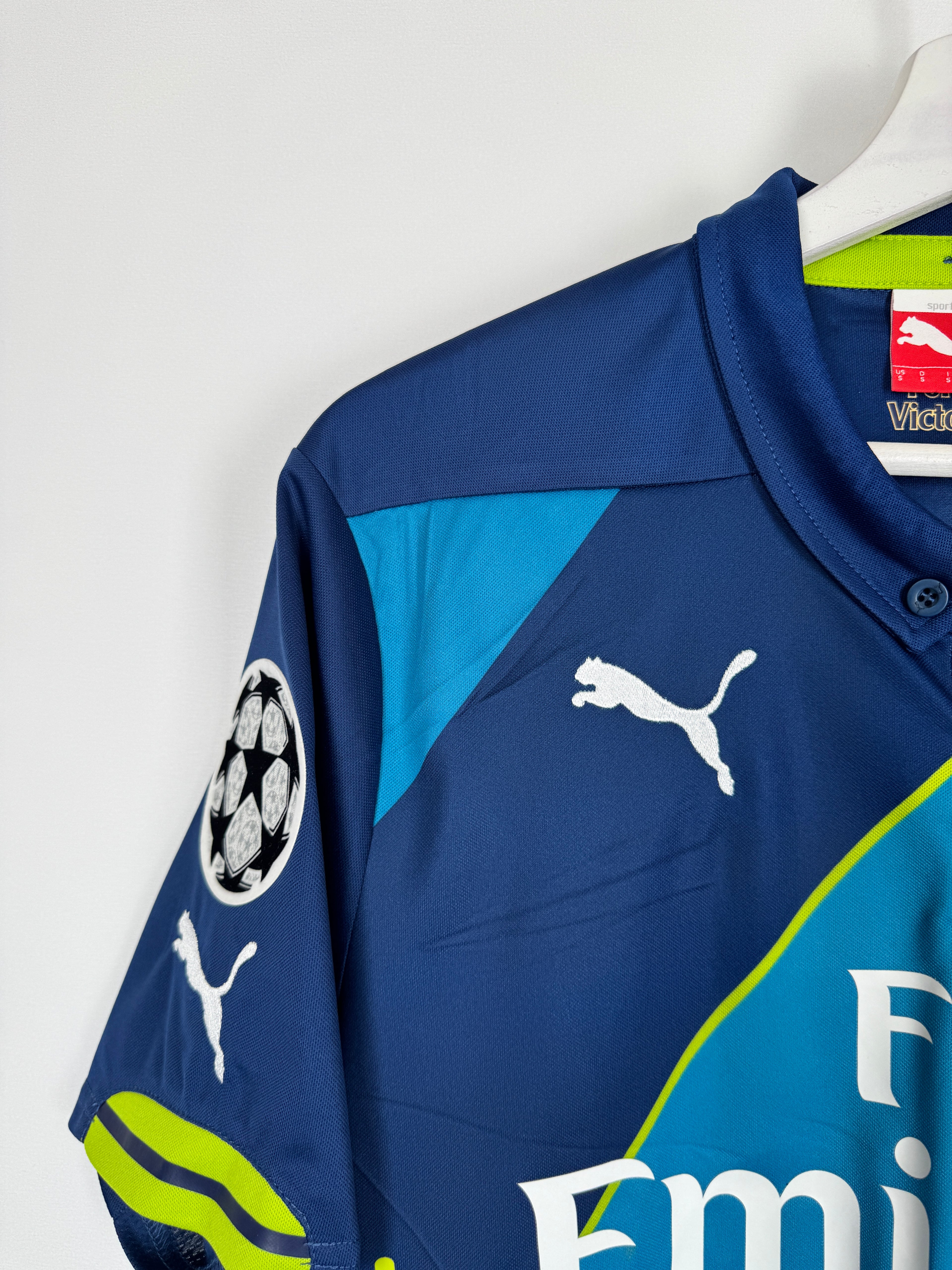 ARSENAL 2014/2015 THIRD FOOTBALL SHIRT - OZIL #11 (S)