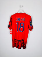 MAILLOT DE FOOTBALL OLYMPIQUE LYONNAIS 2022/2023 EXTÉRIEUR - RAYAN CHERKI #18 (M)