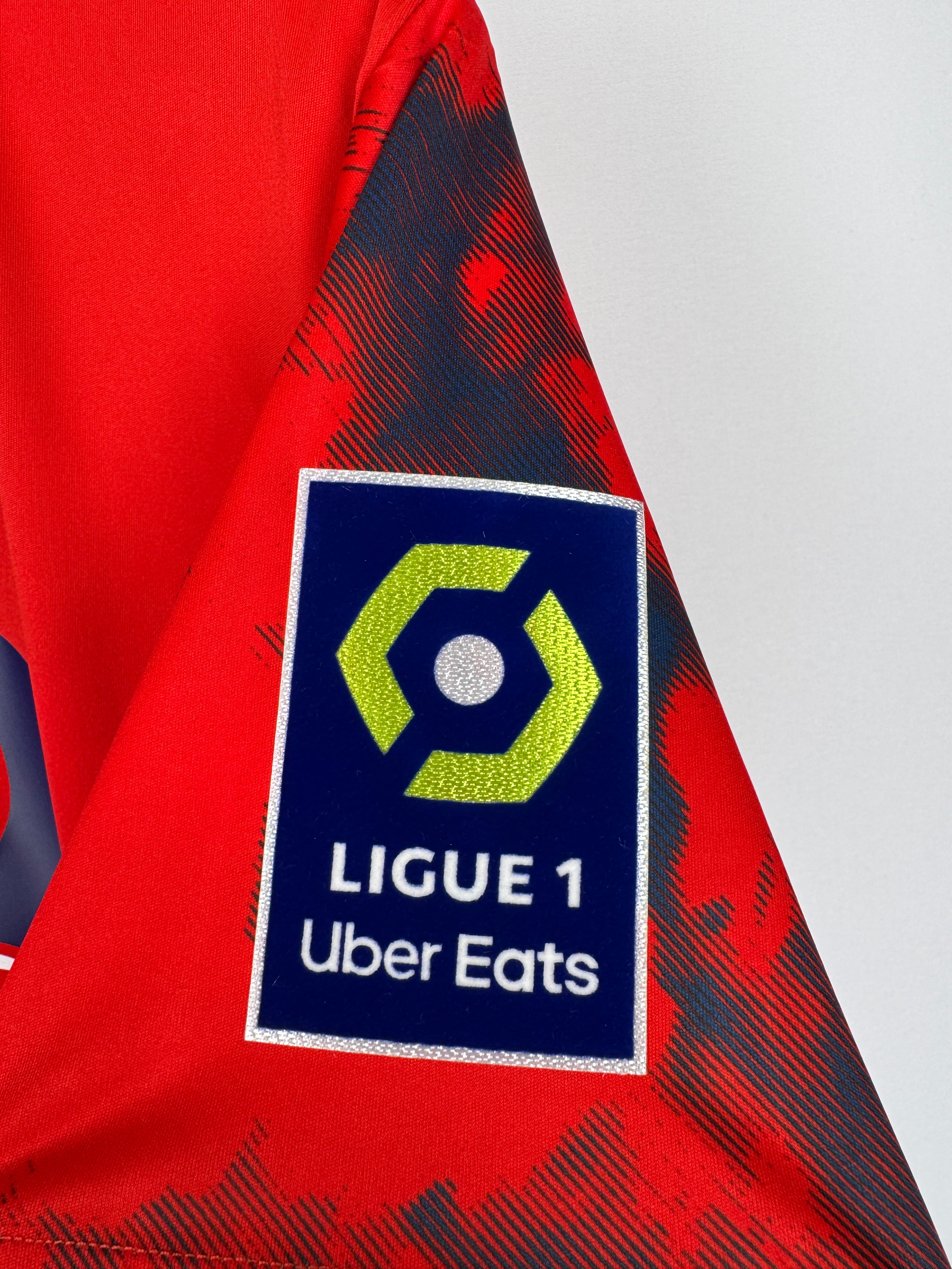 MAILLOT DE FOOTBALL OLYMPIQUE LYONNAIS 2022/2023 EXTÉRIEUR - RAYAN CHERKI #18 (M)