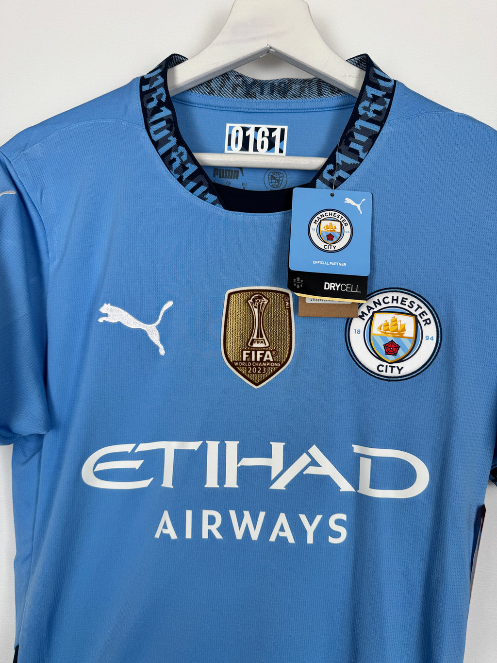 NEW MANCHESTER CITY 2024/2025 HOME FOOTBALL JERSEY - HAALAND #9 (S)