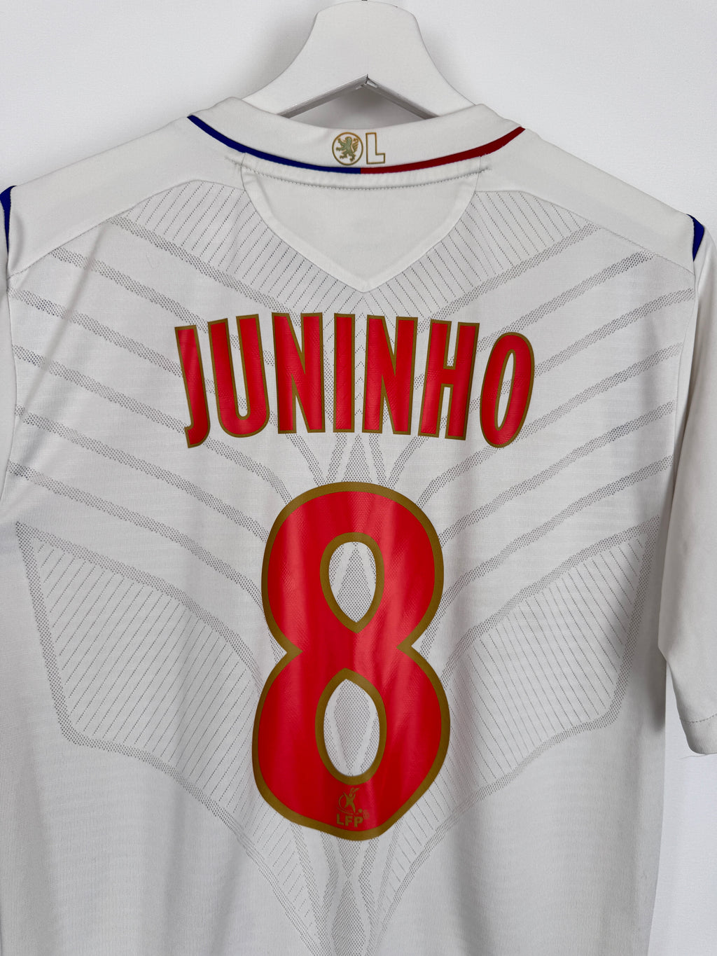MAILLOT DE FOOTBALL OLYMPIQUE LYONNAIS 2008/2009 DOMICILE - JUNINHO #8 (M)