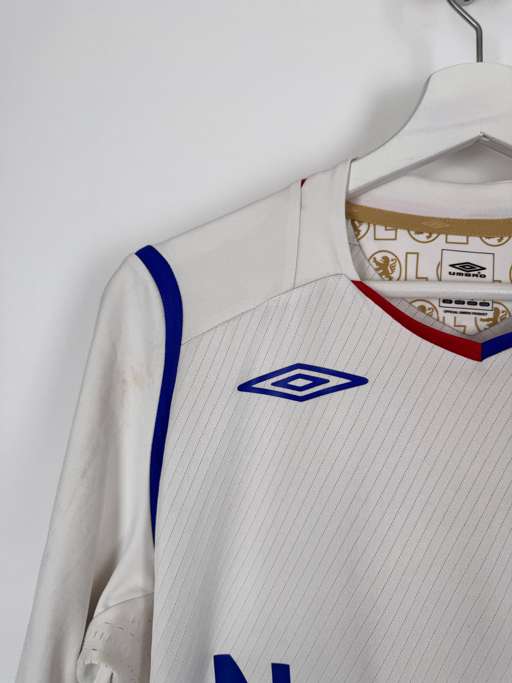 MAILLOT DE FOOTBALL OLYMPIQUE LYONNAIS 2008/2009 DOMICILE - JUNINHO #8 (M)