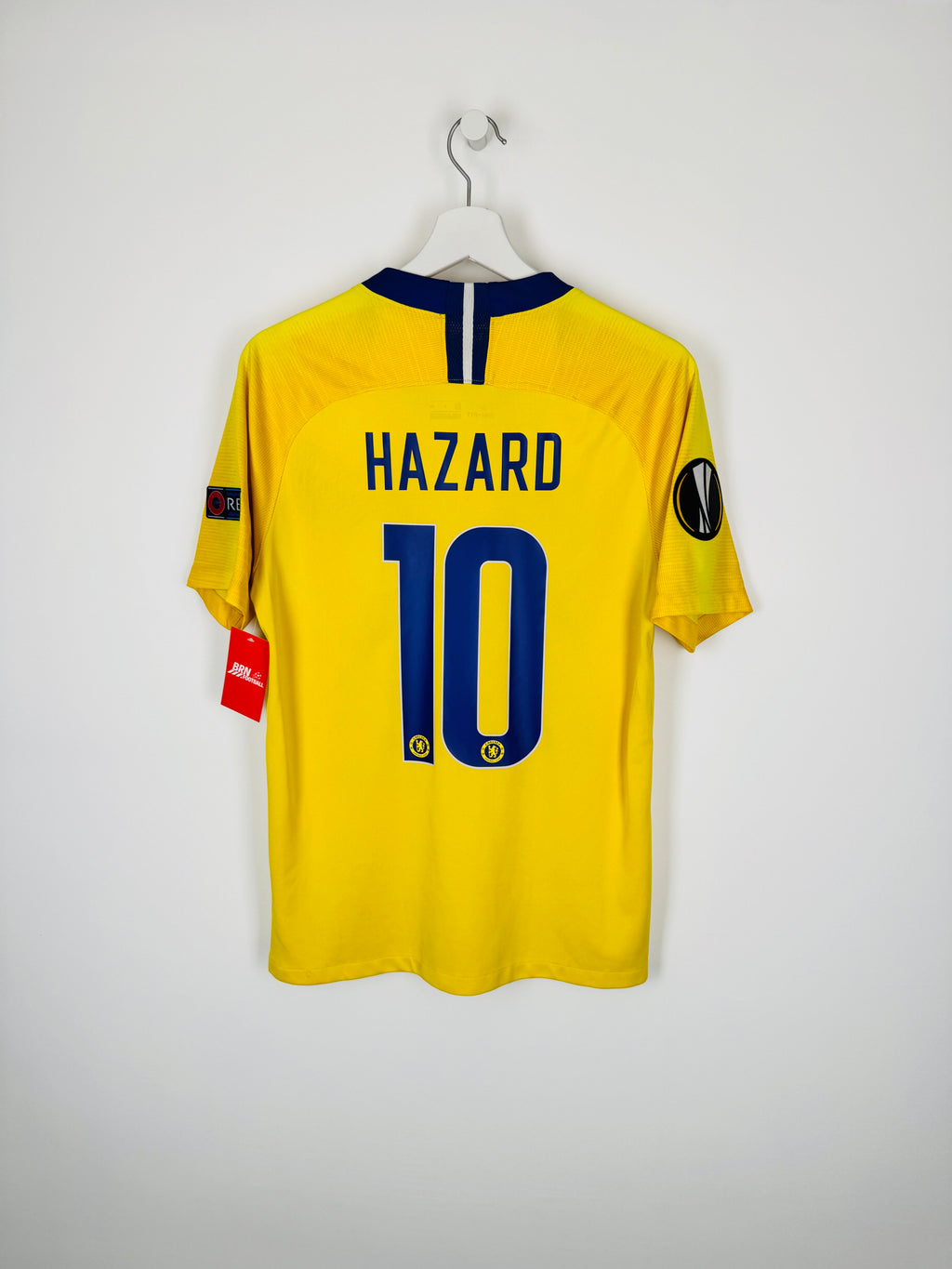 CHELSEA AWAY FOOTBALL SHIRT 2018/2019 - HAZARD #10 (S)