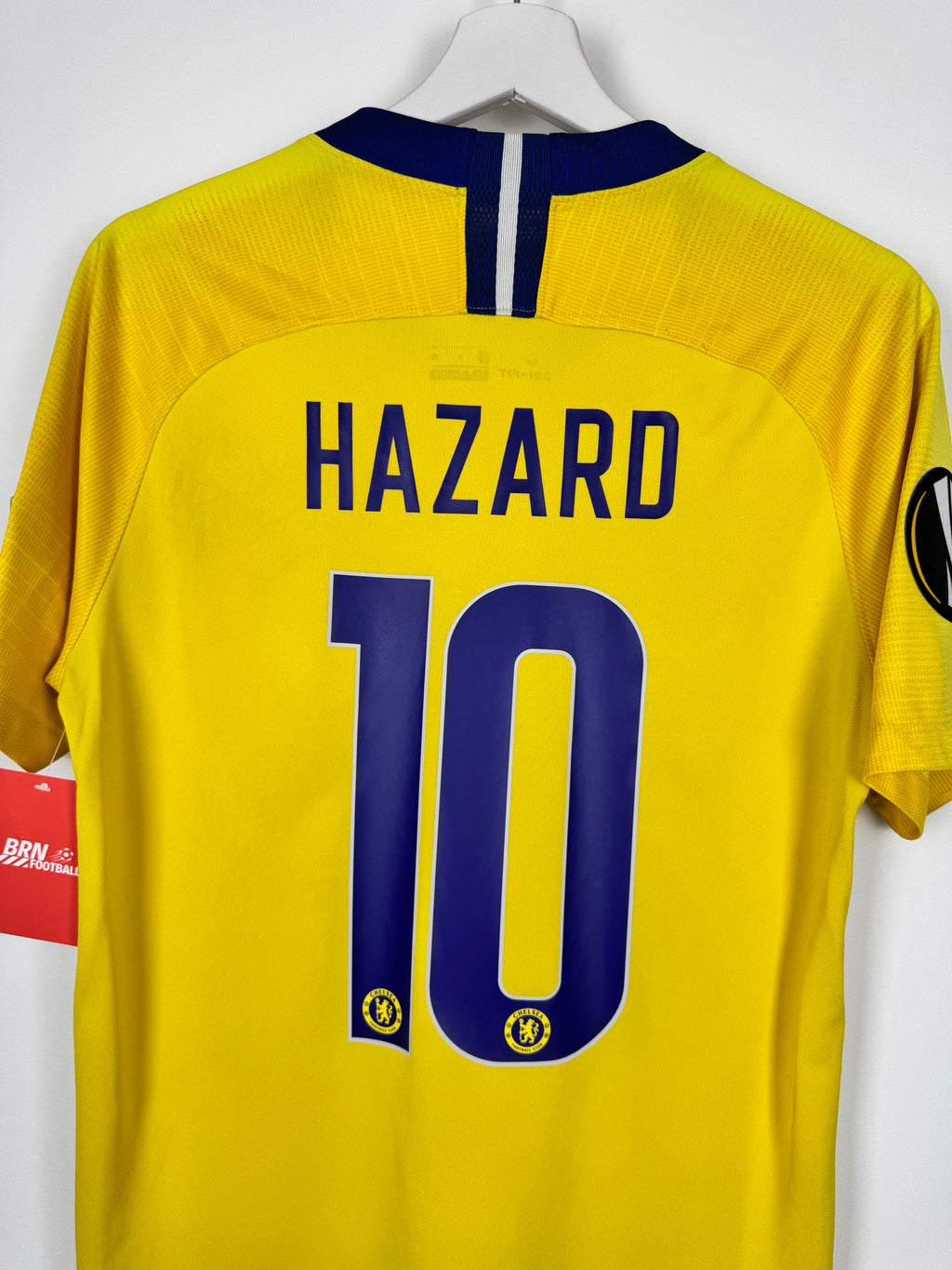 CHELSEA AWAY FOOTBALL SHIRT 2018/2019 - HAZARD #10 (S)