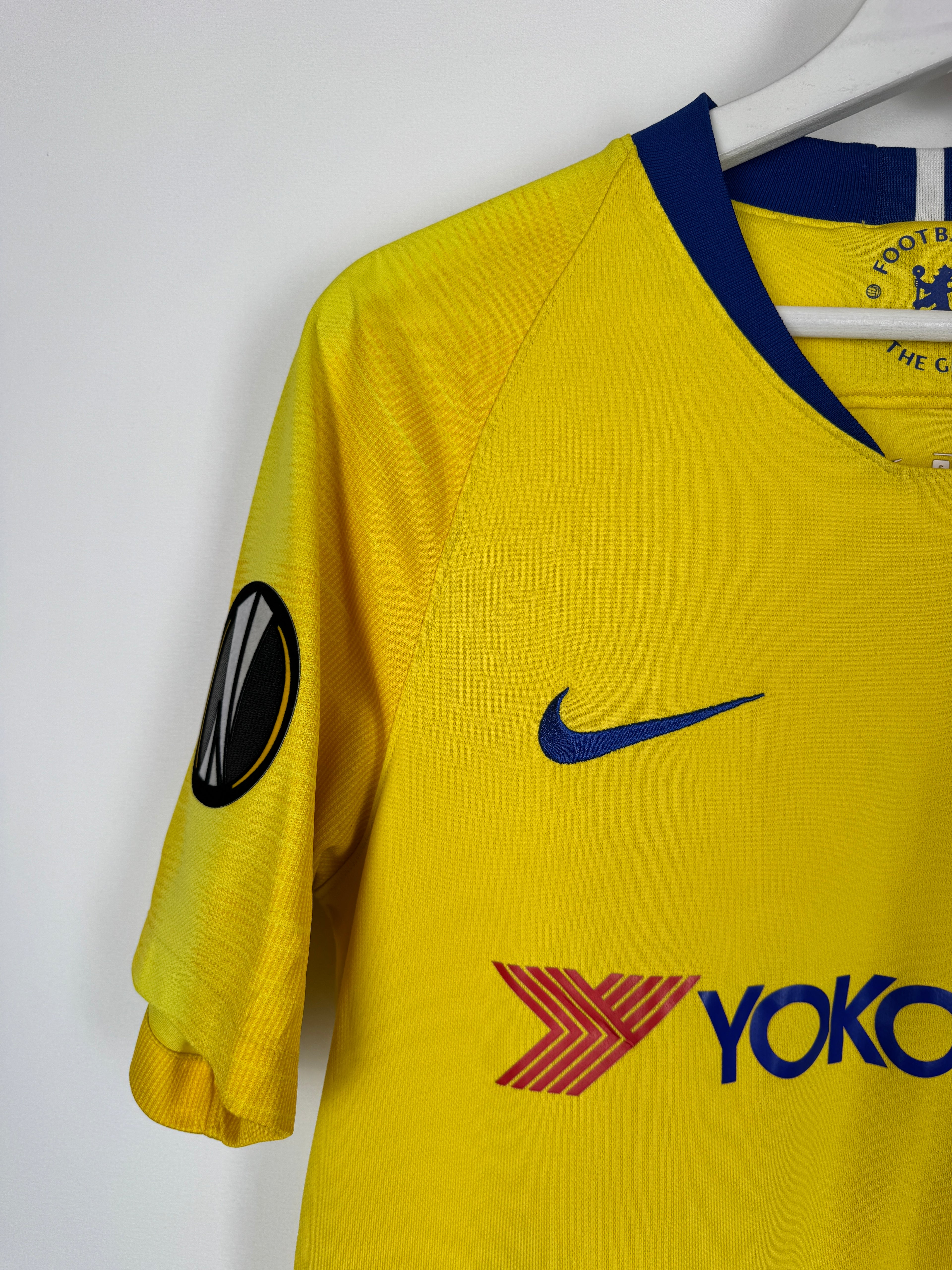 CHELSEA AWAY FOOTBALL SHIRT 2018/2019 - HAZARD #10 (S)