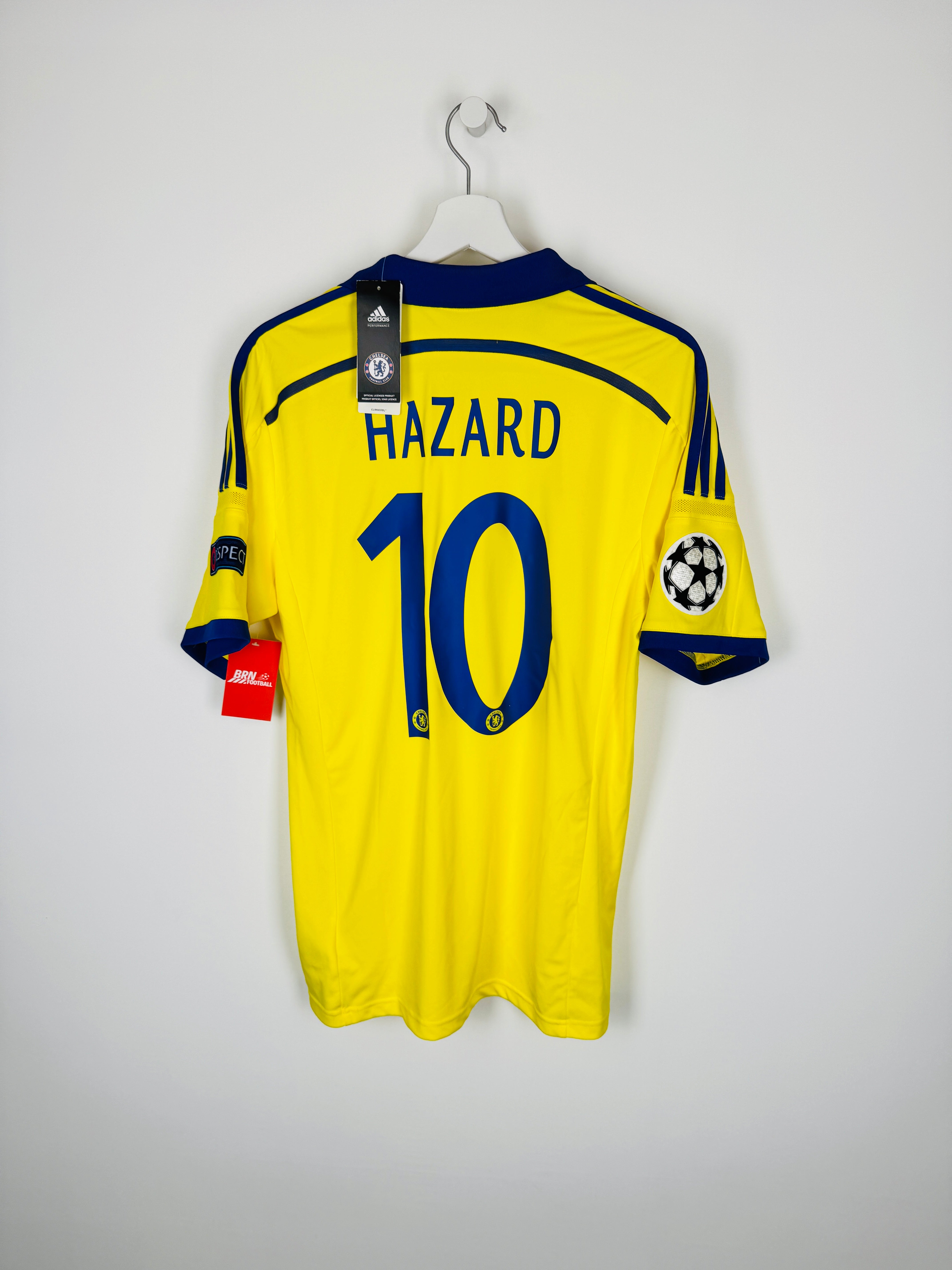 Chelsea FC アウェイシャツ HAZARD 10 NEW CHELSEA 2014/2015 AWAY FOOTBALL SHIRT - HAZARD #10 (M) – BRN