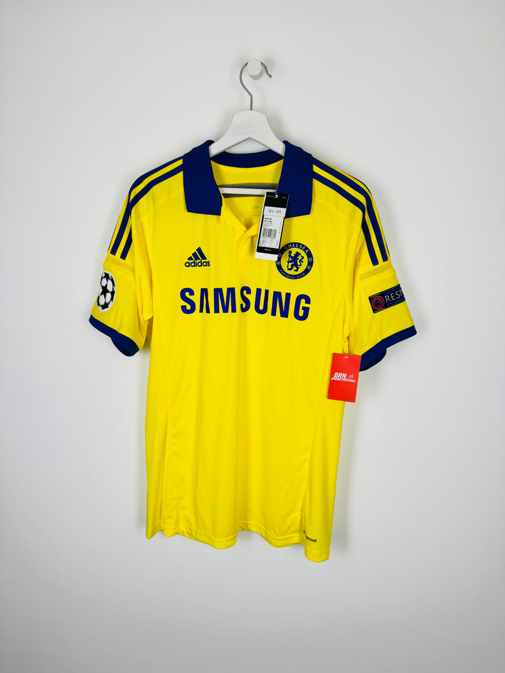 NEW CHELSEA 2014/2015 AWAY FOOTBALL SHIRT - HAZARD #10 (M)