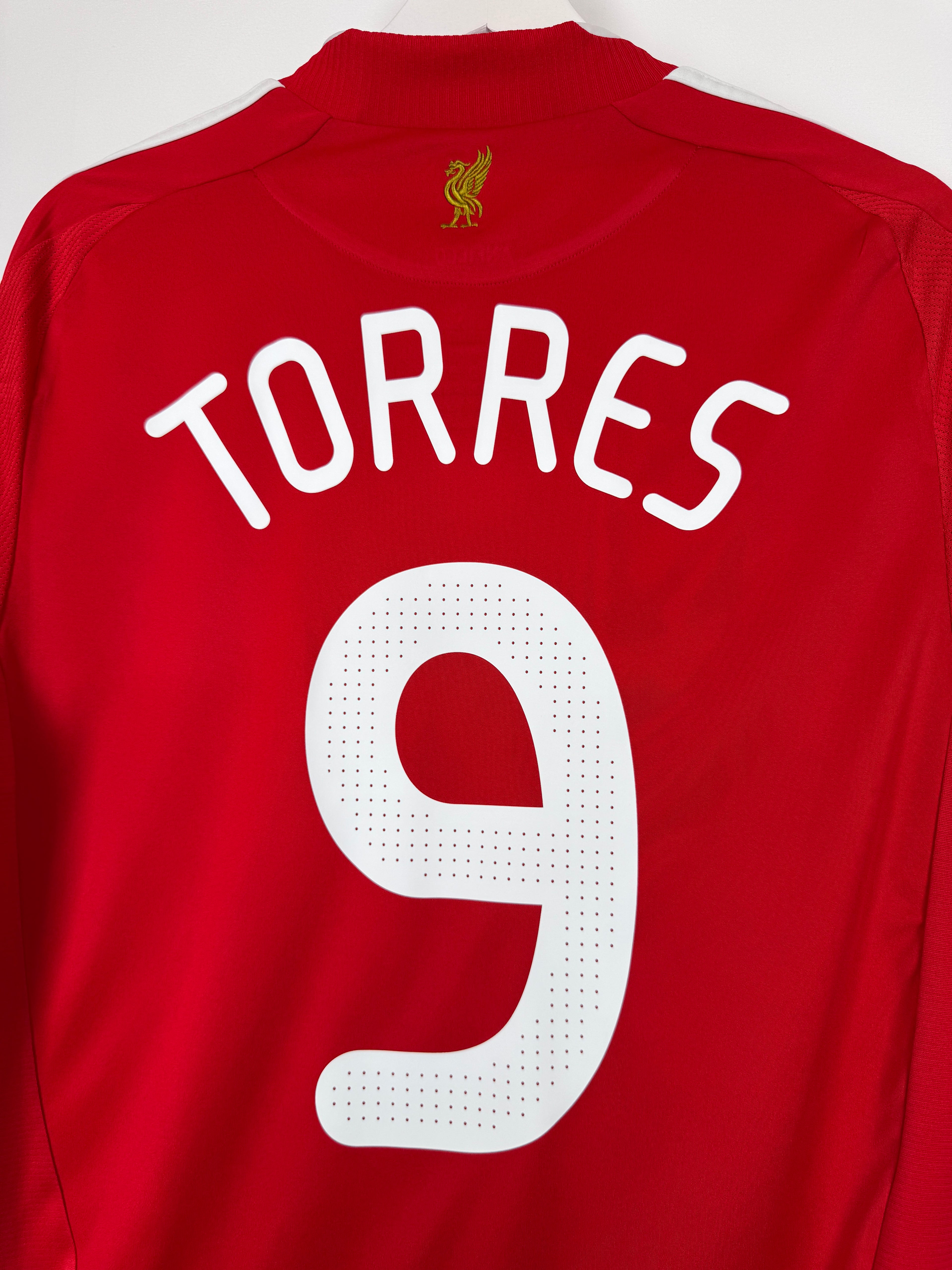 MAILLOT DE FOOTBALL LIVERPOOL 2008/2010 DOMICILE - FERNANDO TORRES #9 (M)