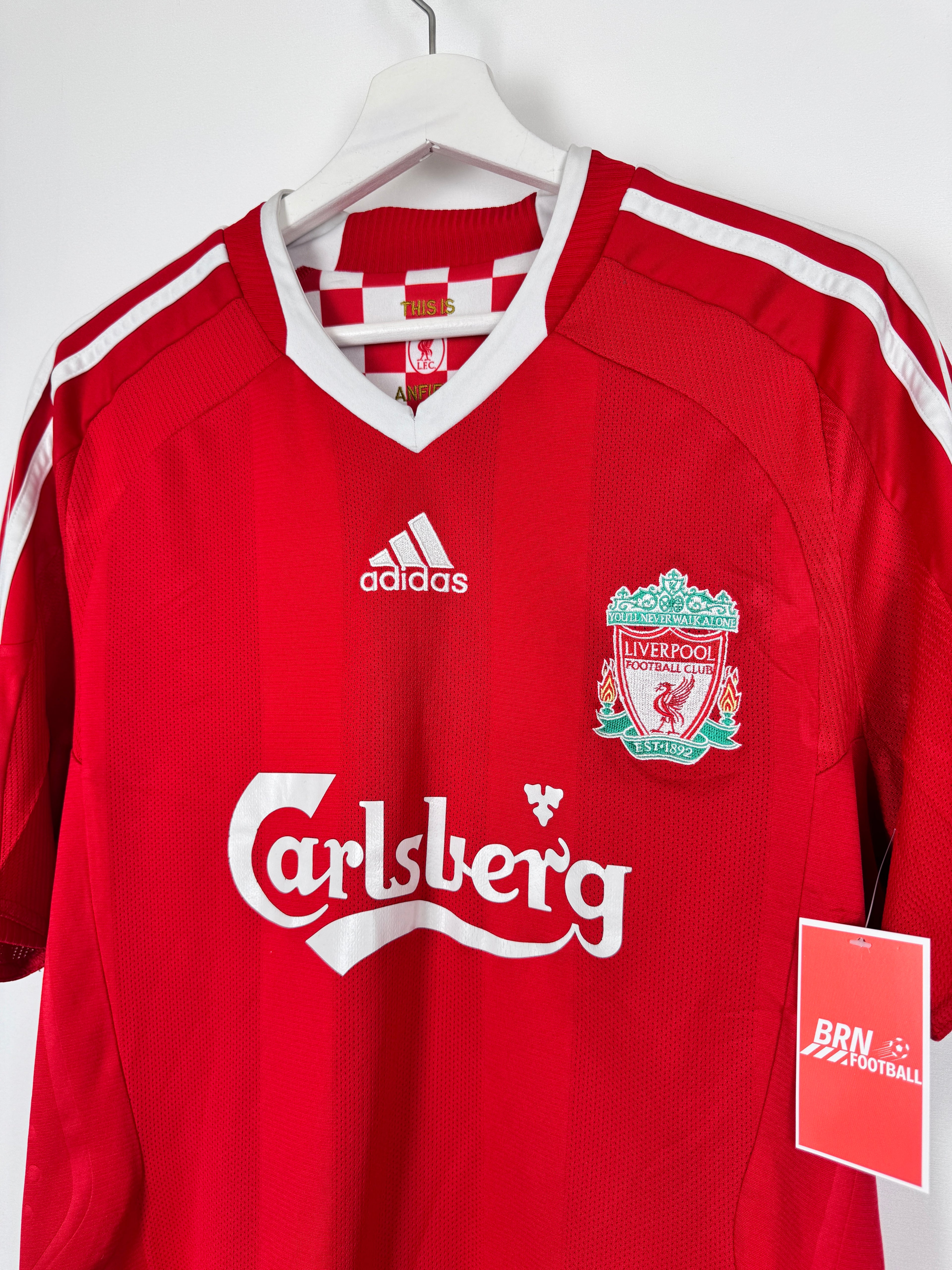 MAILLOT DE FOOTBALL LIVERPOOL 2008/2010 DOMICILE - FERNANDO TORRES #9 (M)