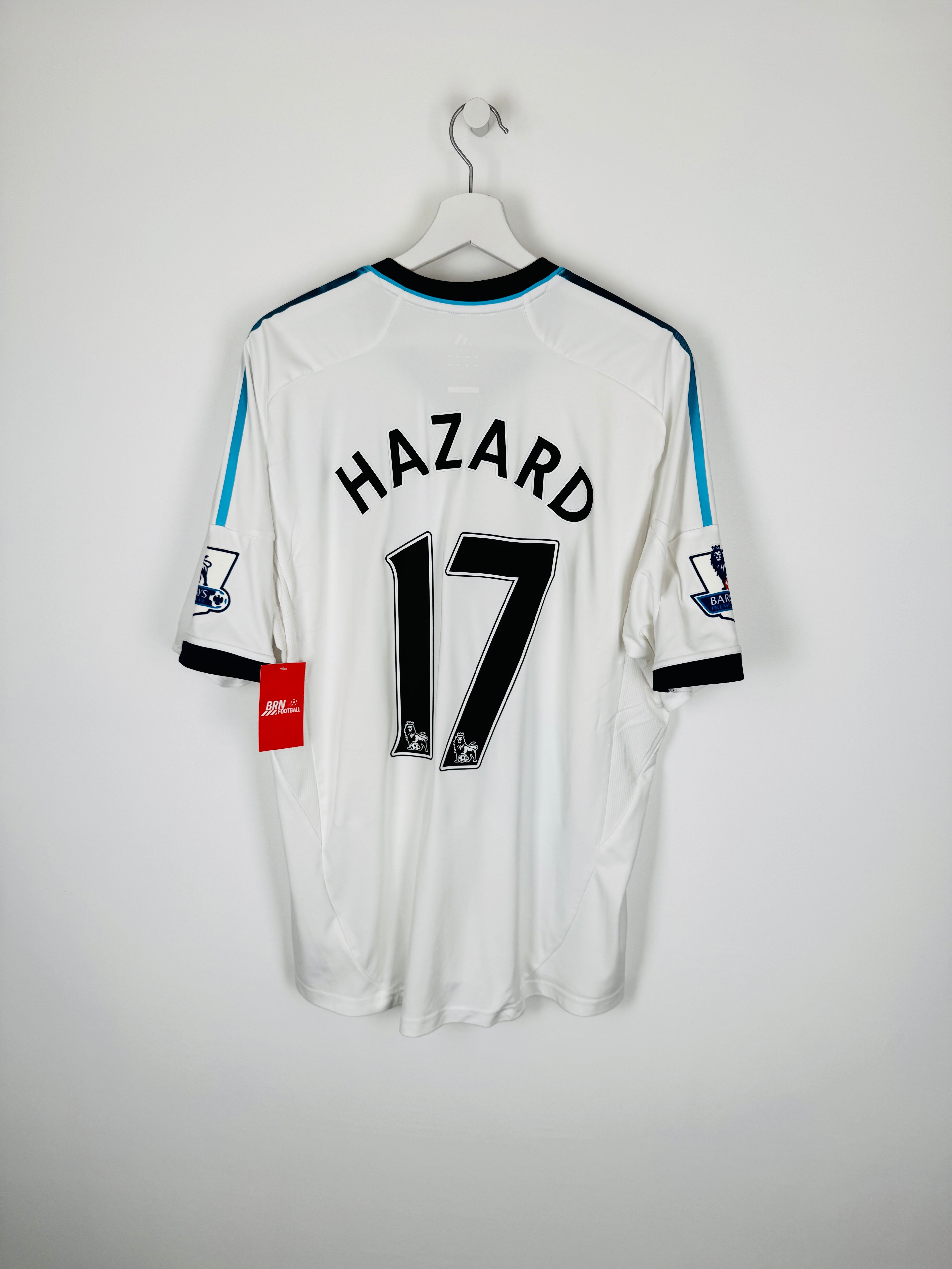 CHELSEA AWAY FOOTBALL SHIRT 2012/2013 - HAZARD #17 (XL)