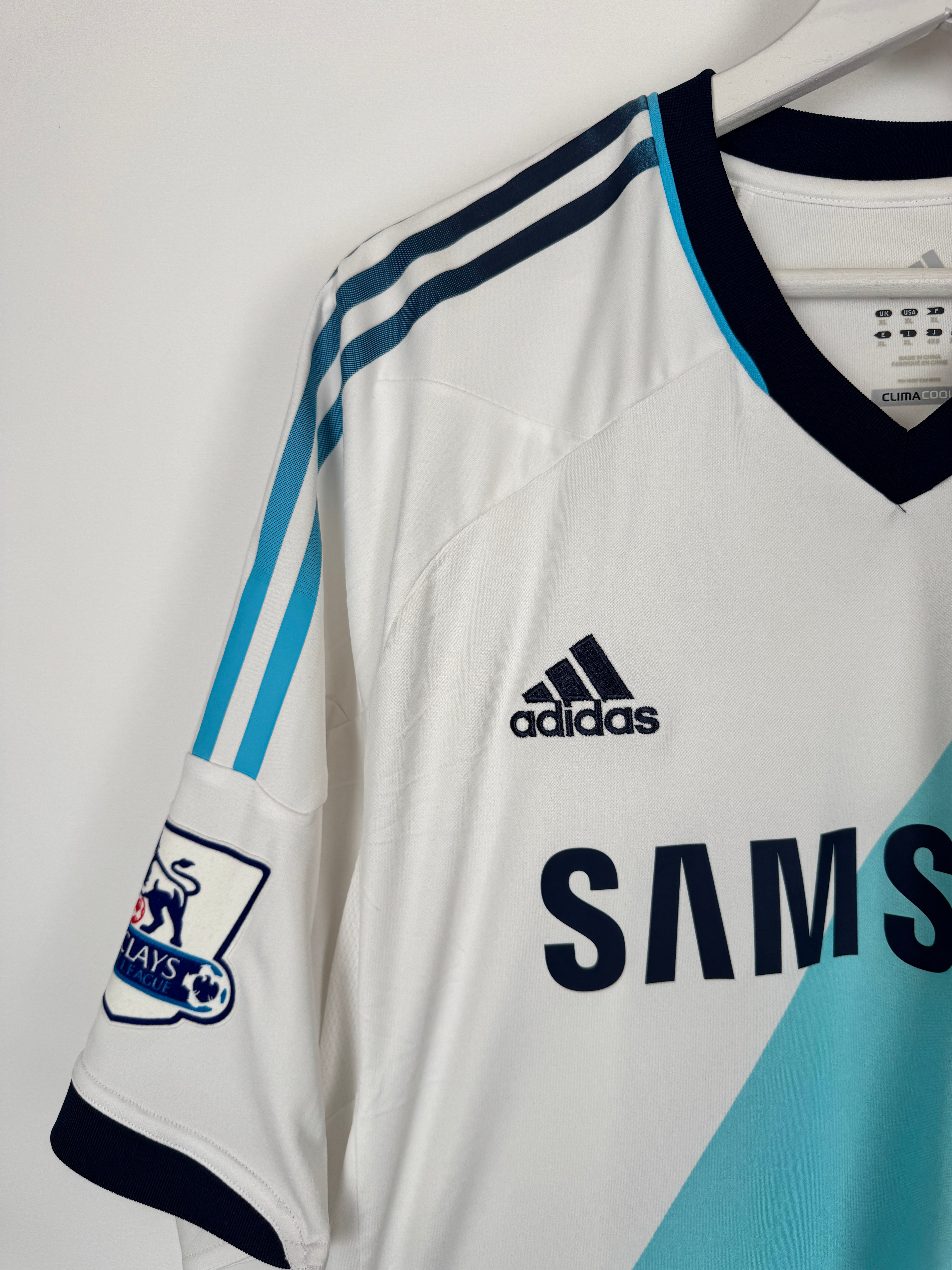 CHELSEA AWAY FOOTBALL SHIRT 2012/2013 - HAZARD #17 (XL)